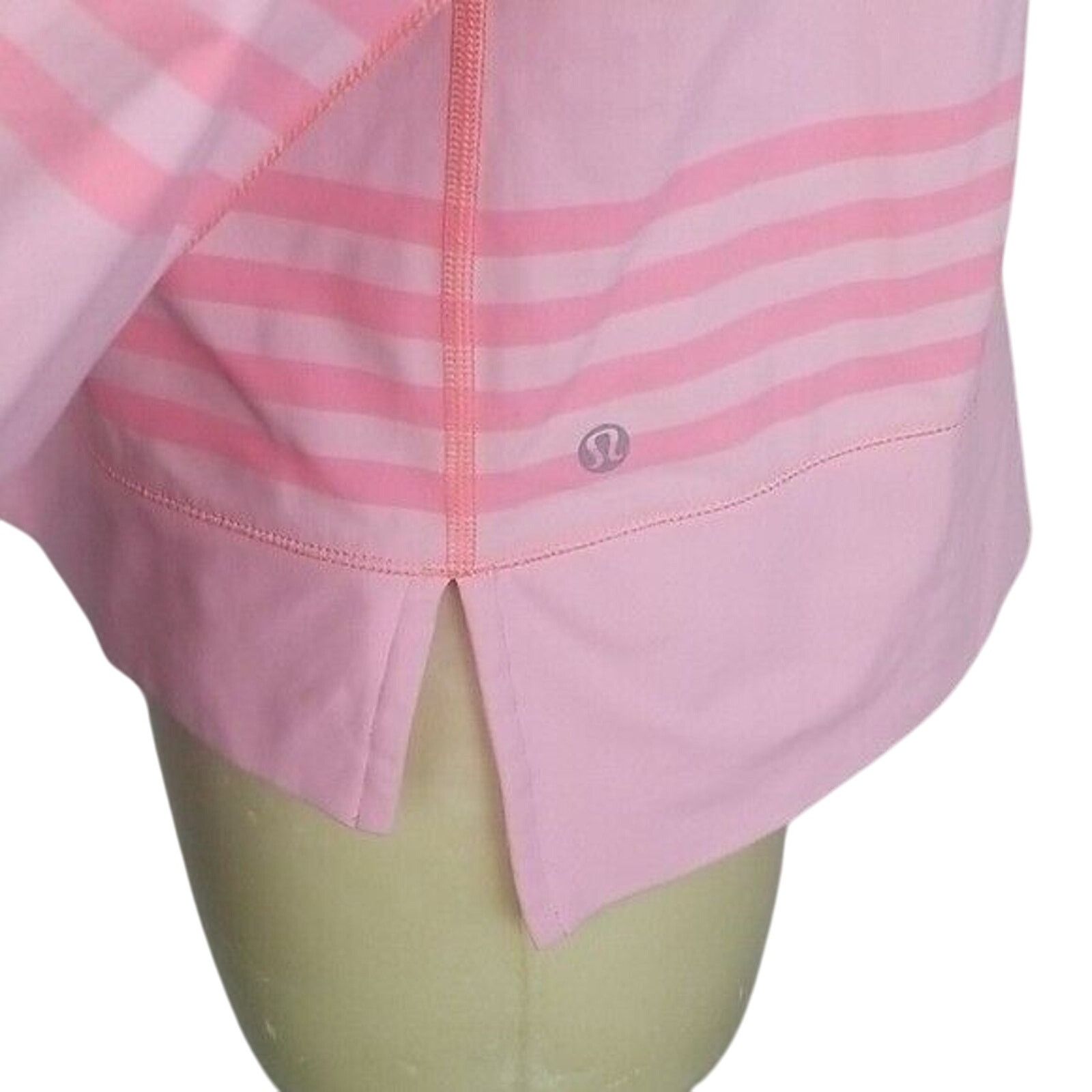 Lululemon Lululemon Womens Run Warm Ocean Striped Athletic Shirt 8 Size M / US 6-8 / IT 42-44 - 5 Thumbnail