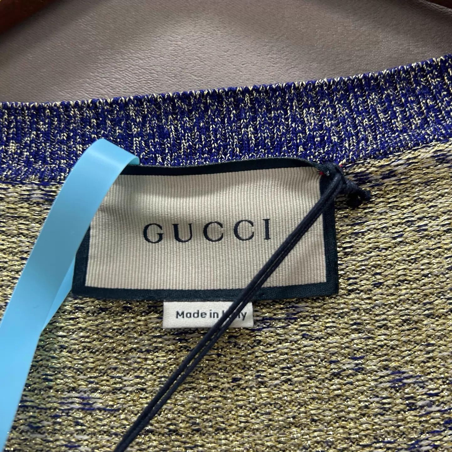 Gucci Gucci Gold Thread All-Over Print Knit Cardigan XS Size US XS / EU 42 / 0 - 3 Thumbnail