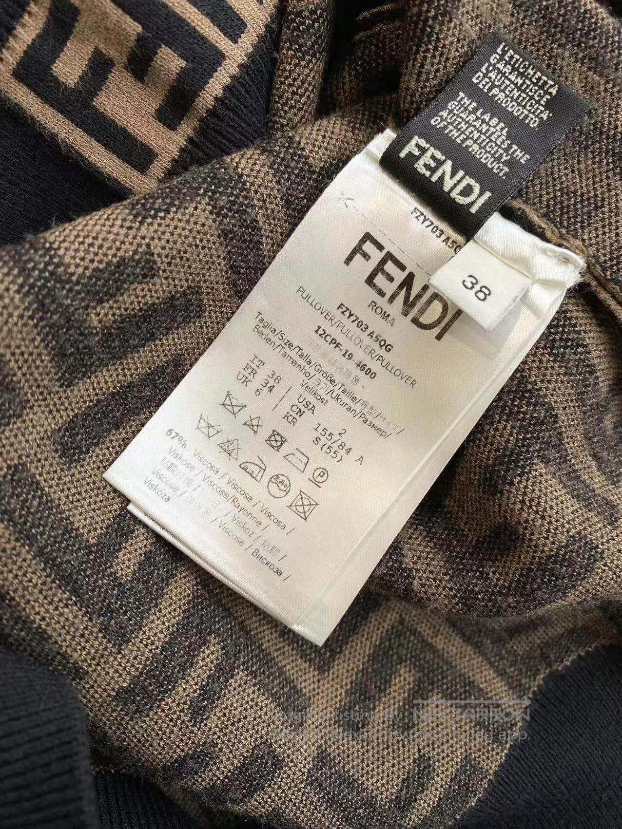 Fendi Fendi The old flower is full of printed knitwear| Size XS / US 0-2 / IT 36-38 - 5 Thumbnail