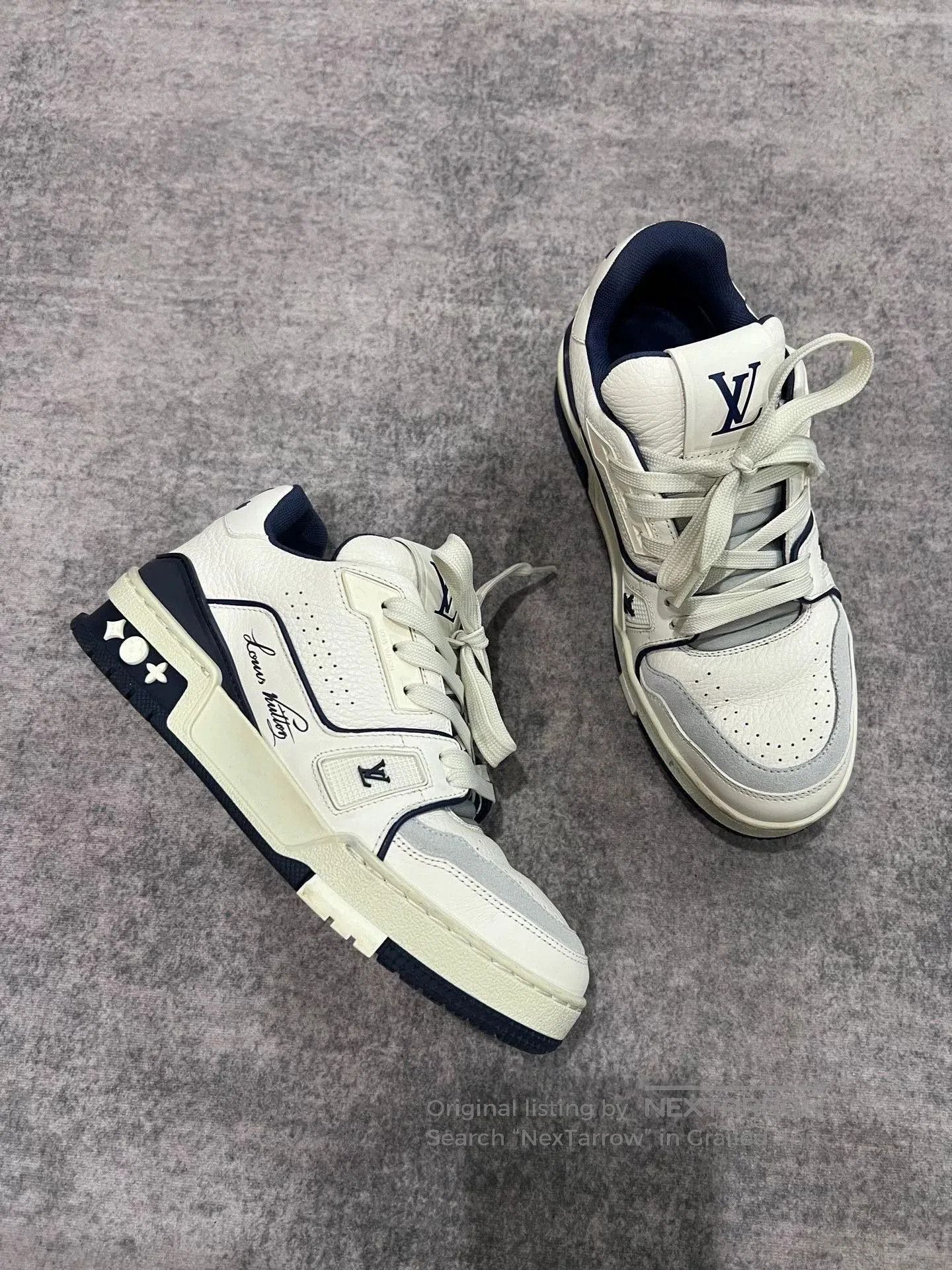 Louis Vuitton lv拼色 trainer sneakers for casual wear. Size US 5 / EU 37 - 2 Thumbnail