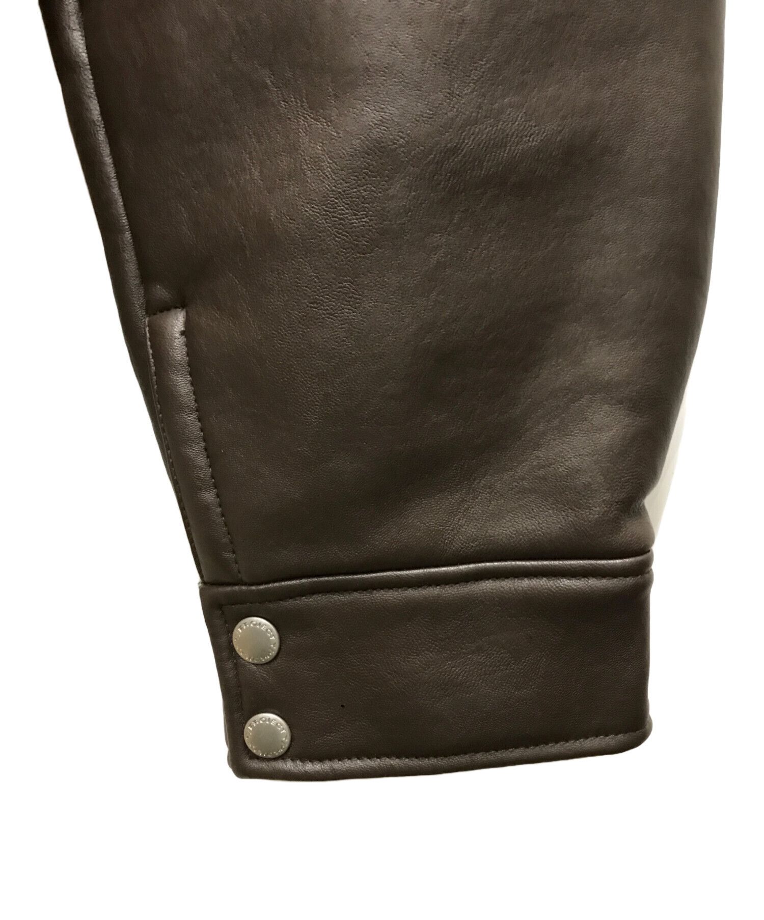 Y/Project Y/PROJECT Eco-mutton Rider's Jacket Brown L Size L / US 10 / IT 46 - 5 Thumbnail