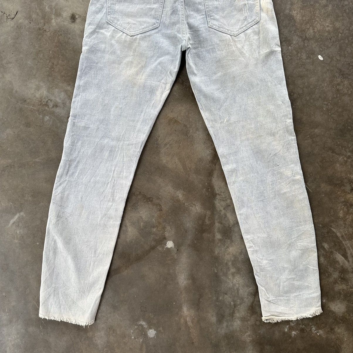 Japanese Brand × Jean × Vintage Vintage Japanese Lightwash Distressed Faded Denim Jean Pant Size US 32 / EU 48 - 9 Thumbnail