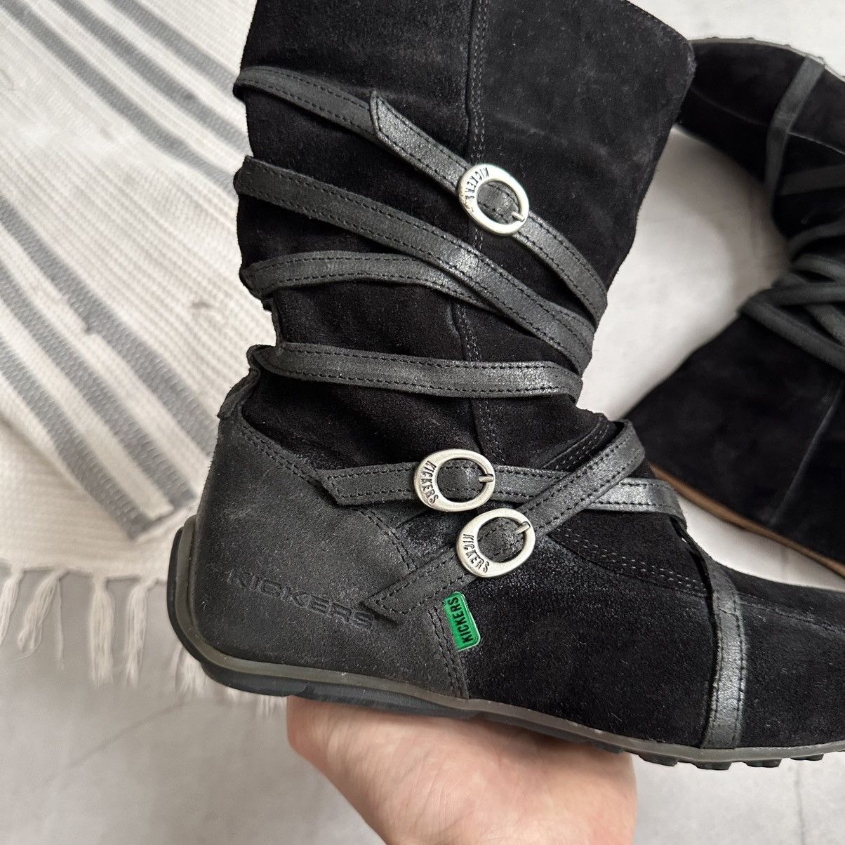 Dirk Bikkembergs 00s Wrap Straps Boxing Biker Boots As 98 Rick Owens Vibe Size US 8 / IT 38 - 7 Thumbnail
