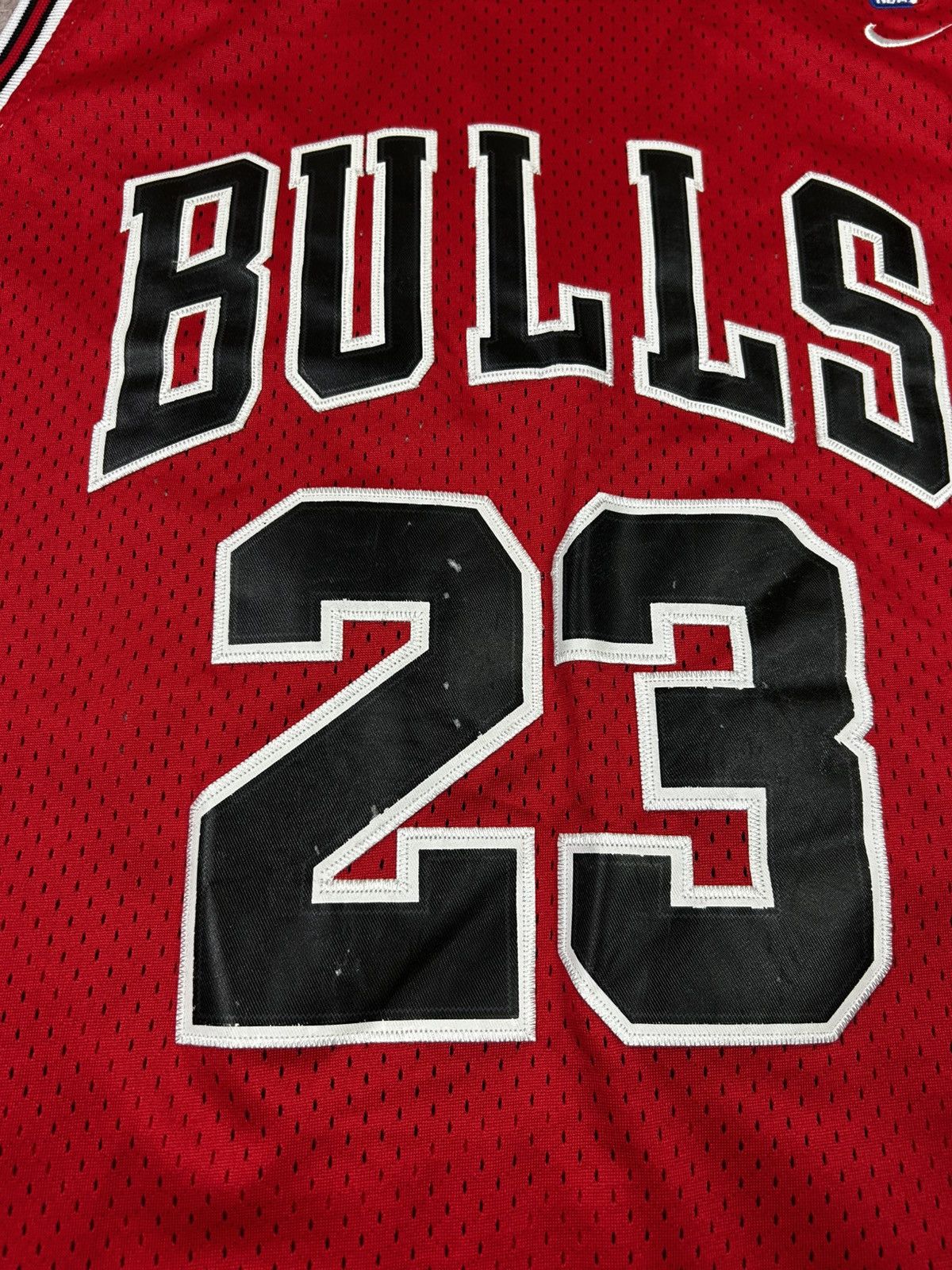 NBA × Nike × Vintage Nike 1990s Vintage Chicago Bulls Jordan 23 Jersey Shirt Rare Size US S / EU 44-46 / 1 - 3 Thumbnail