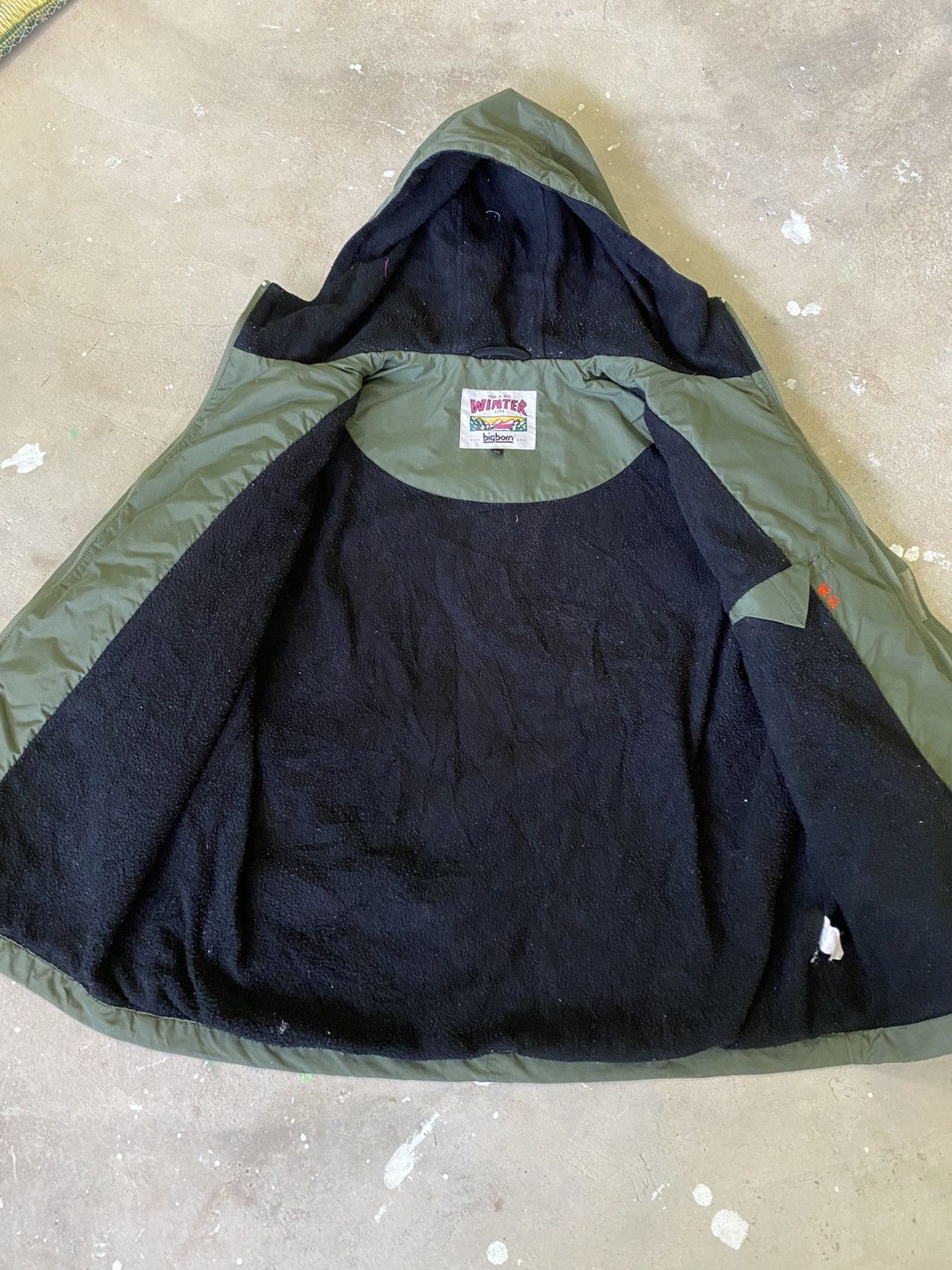 Japanese Brand Bigborn Co-op Fleece Lined Hooded Jacket Size US M / EU 48-50 / 2 - 6 Thumbnail