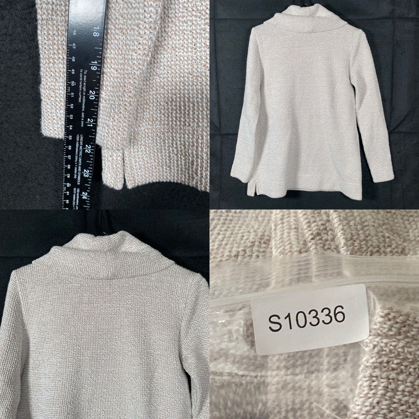 Loft Ann Taylor LOFT Womens Sweater Oatmeal Turtleneck Long Sleeve Small Size S / US 4 / IT 40 - 8 Thumbnail