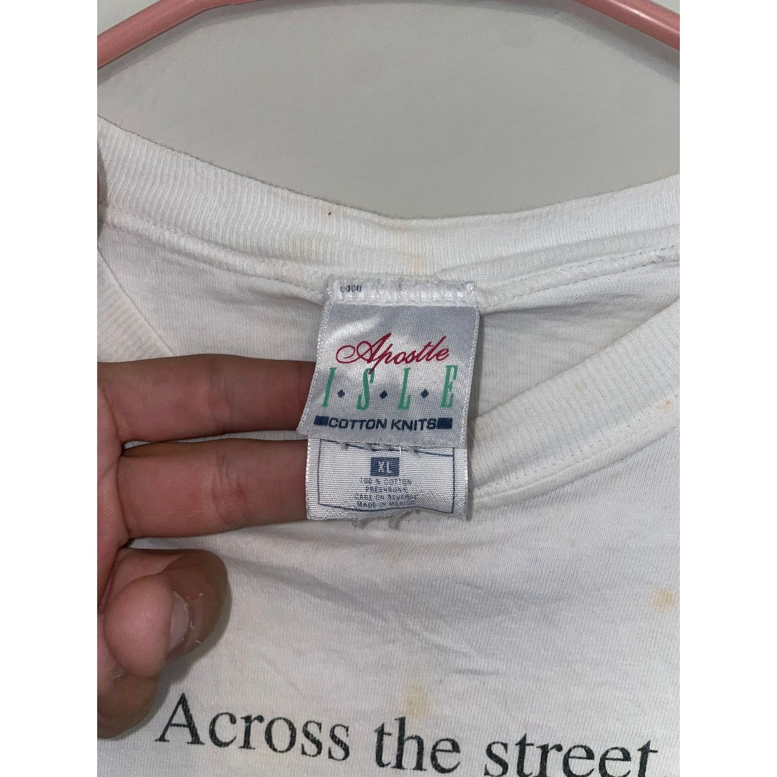 Vintage Vintage Flags Shirt Across The Street Globe Budget Tee XL Size US XL / EU 56 / 4 - 9 Thumbnail
