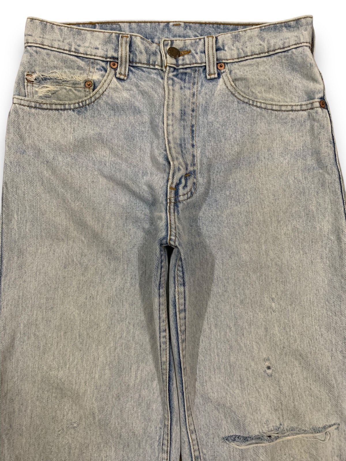 Levi's Vintage 80s Levis 610 Flame Printed Jeans like Gallery Dept. Size US 30 / EU 46 - 3 Thumbnail