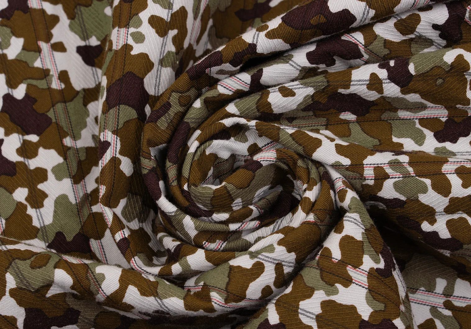 Comme des Garcons Homme Plus Camouflage Pattern Short Sleeve Shirt in Light Gray Khaki Size US M / EU 48-50 / 2 - 12 Thumbnail