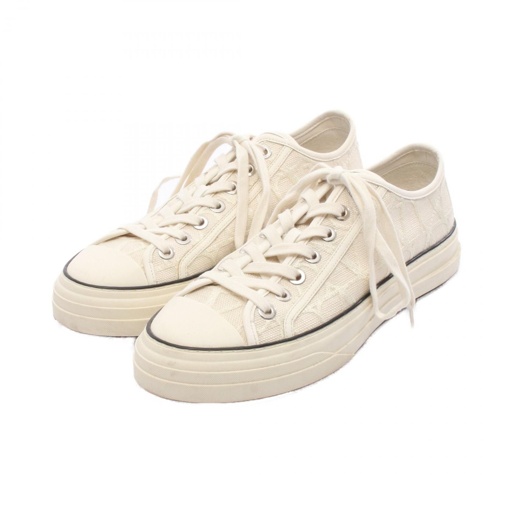 Valentino Valentino Valentino Toile Iconographe Canvas Leather Sneakers Canvas Shoes Size ONE SIZE - 1 Thumbnail