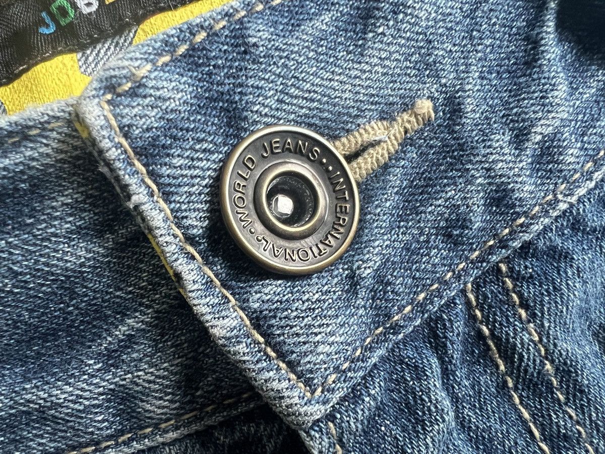 Japanese Brand Sleeples Gotch Night Back Fun All : Denim Star Inside Tips Size US 33 - 4 Thumbnail