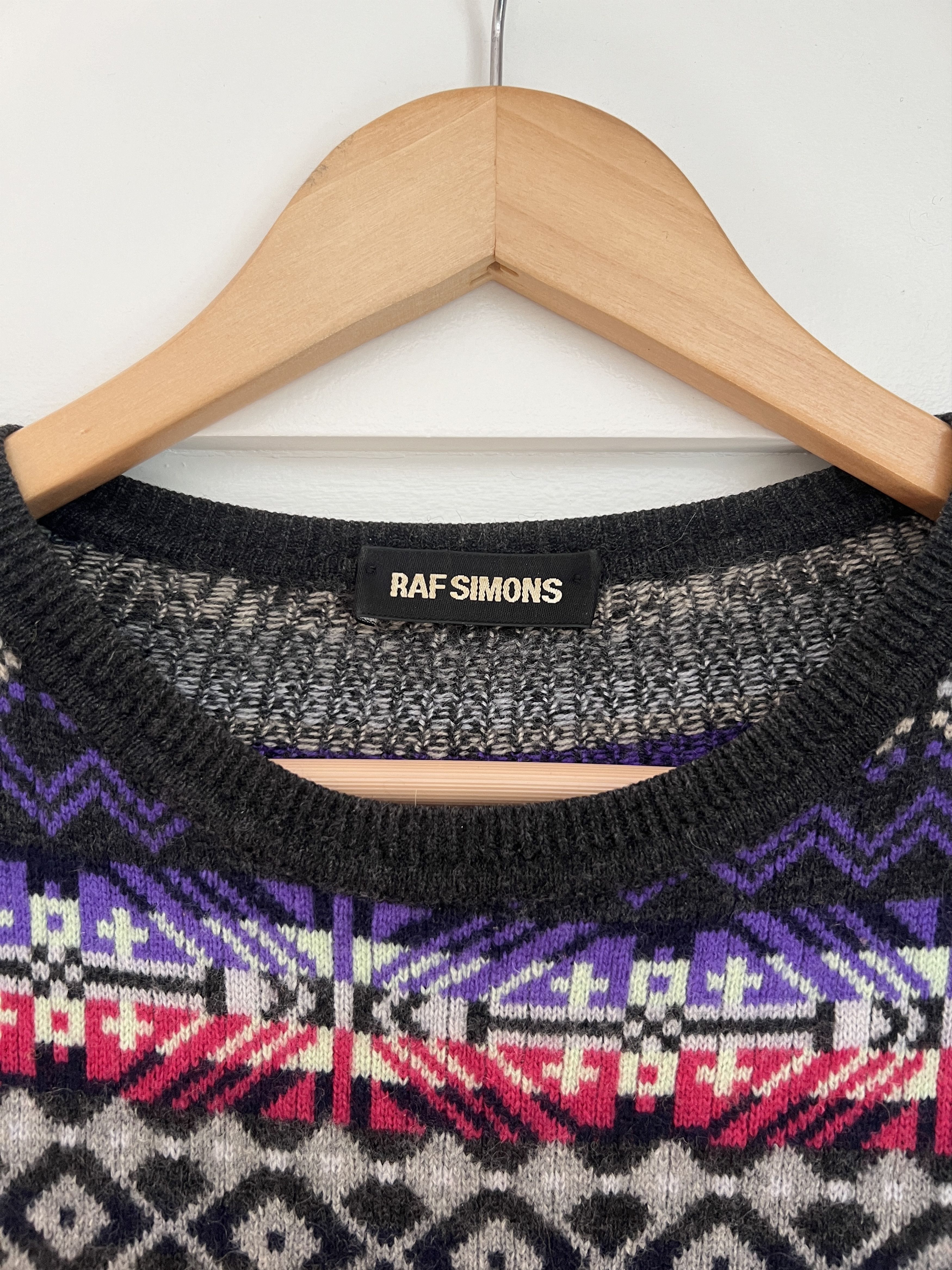 Raf Simons Raf Simons FW12 Cashmere FairIsle Sweater Size US L / EU 52-54 / 3 - 2 Thumbnail