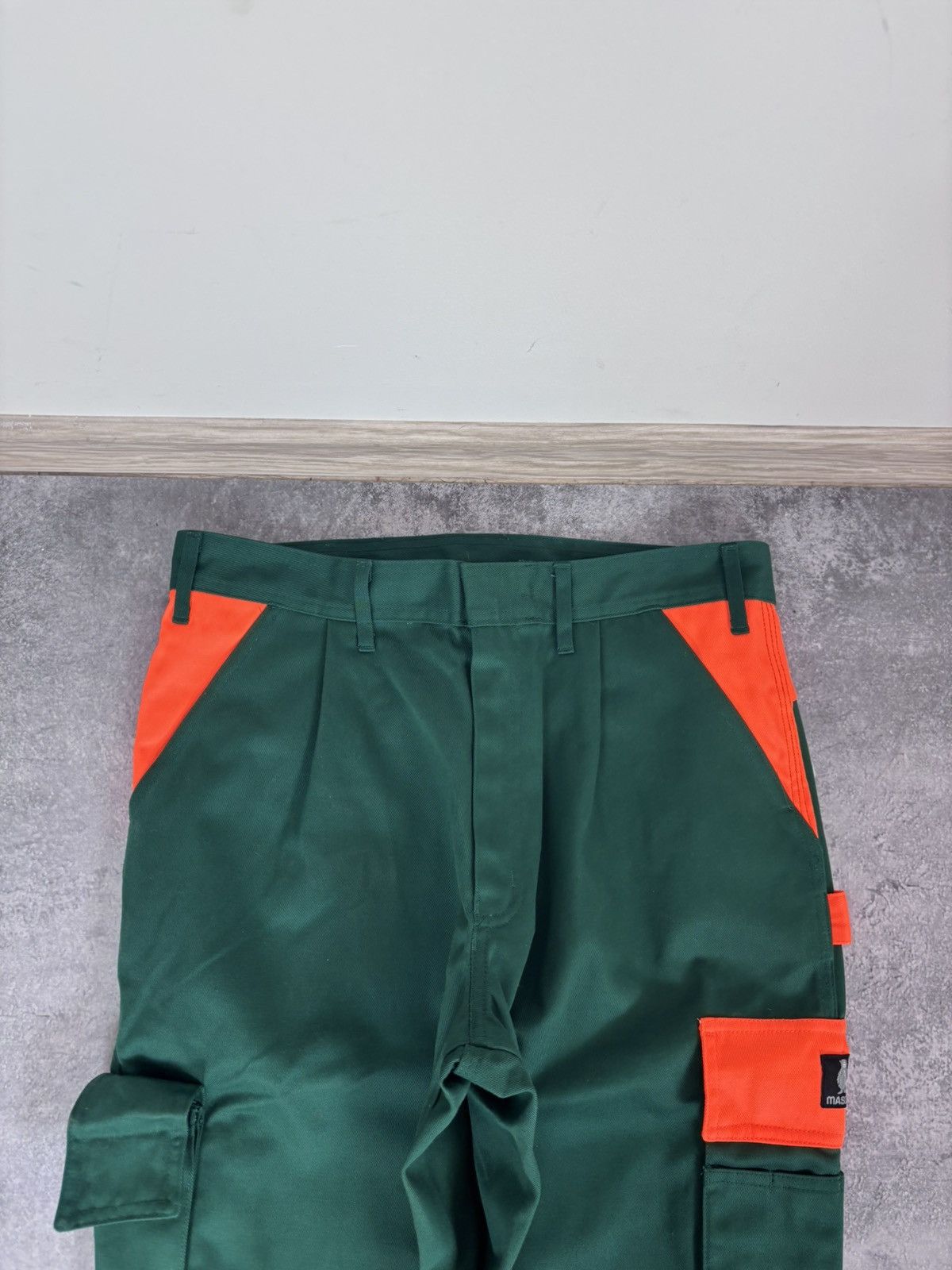 Other Mascot Men’s NWT Reflective Green/Orange Safety Cargo Pants Size US 32 / EU 48 - 7 Thumbnail