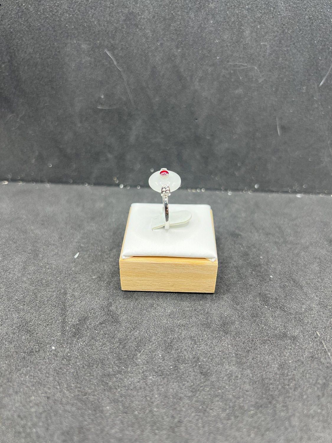 Jewelry White Jade Silver Ring - Size 4.5 Size ONE SIZE - 2 Thumbnail
