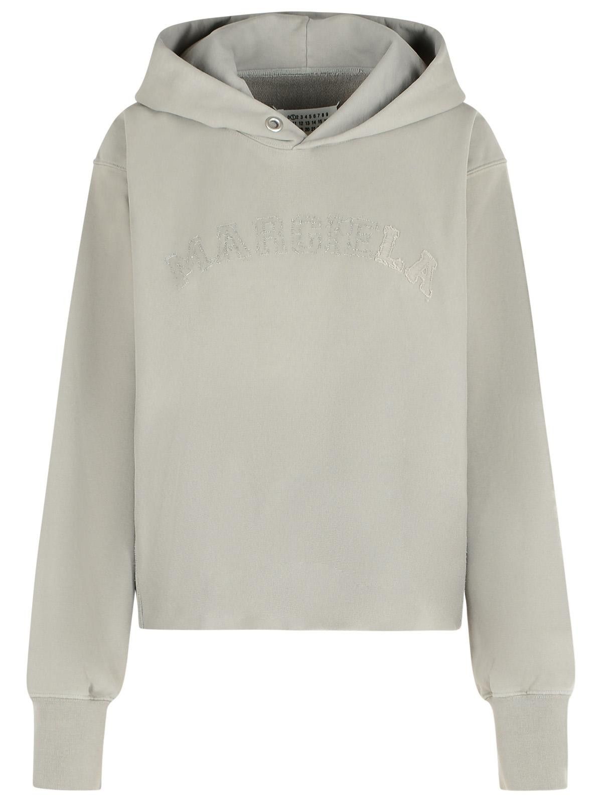 MAISON MARGIELA Beige Cotton Hoodie