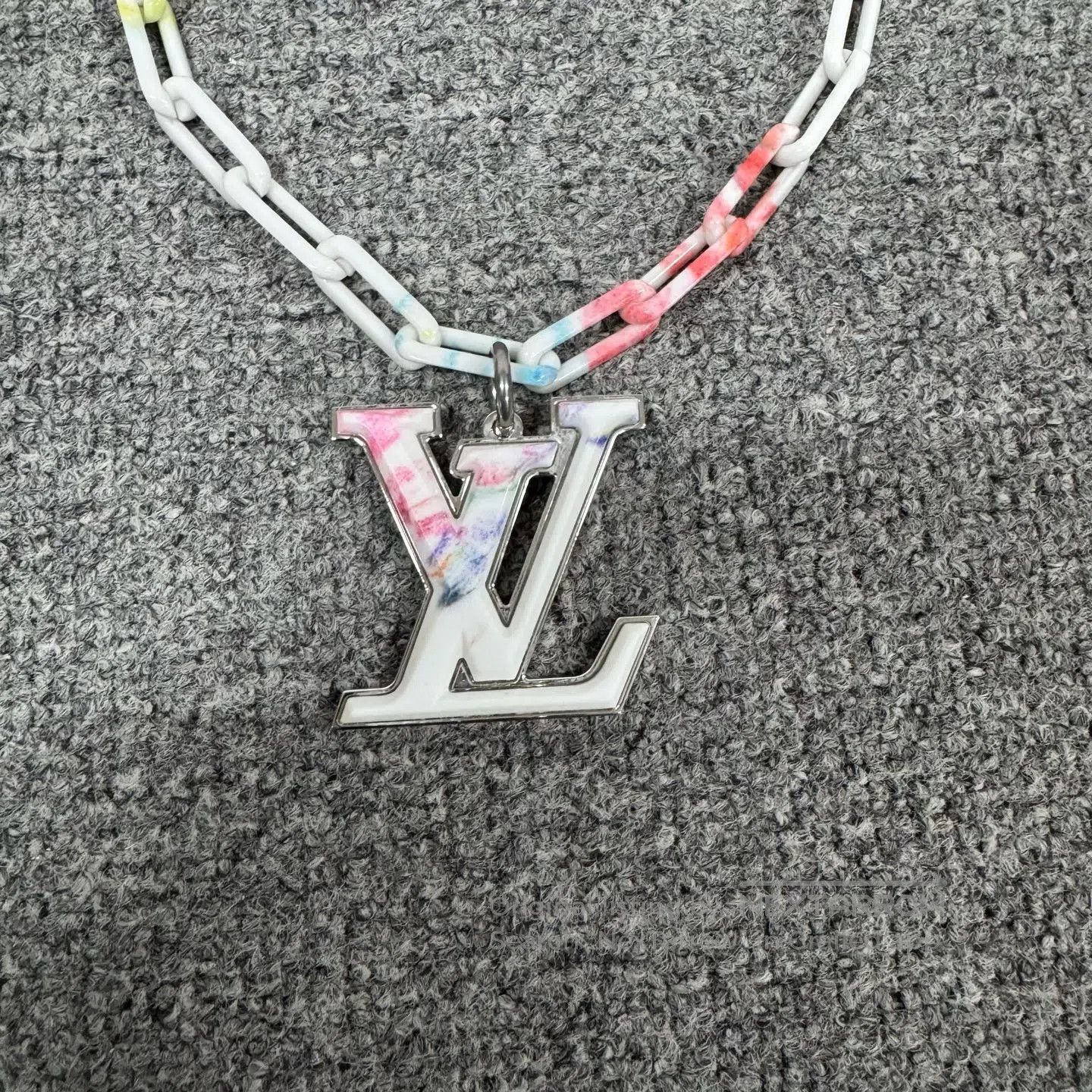 Louis Vuitton Louis Vuitton Colorful graffiti-printed chain| Size ONE SIZE - 2 Thumbnail
