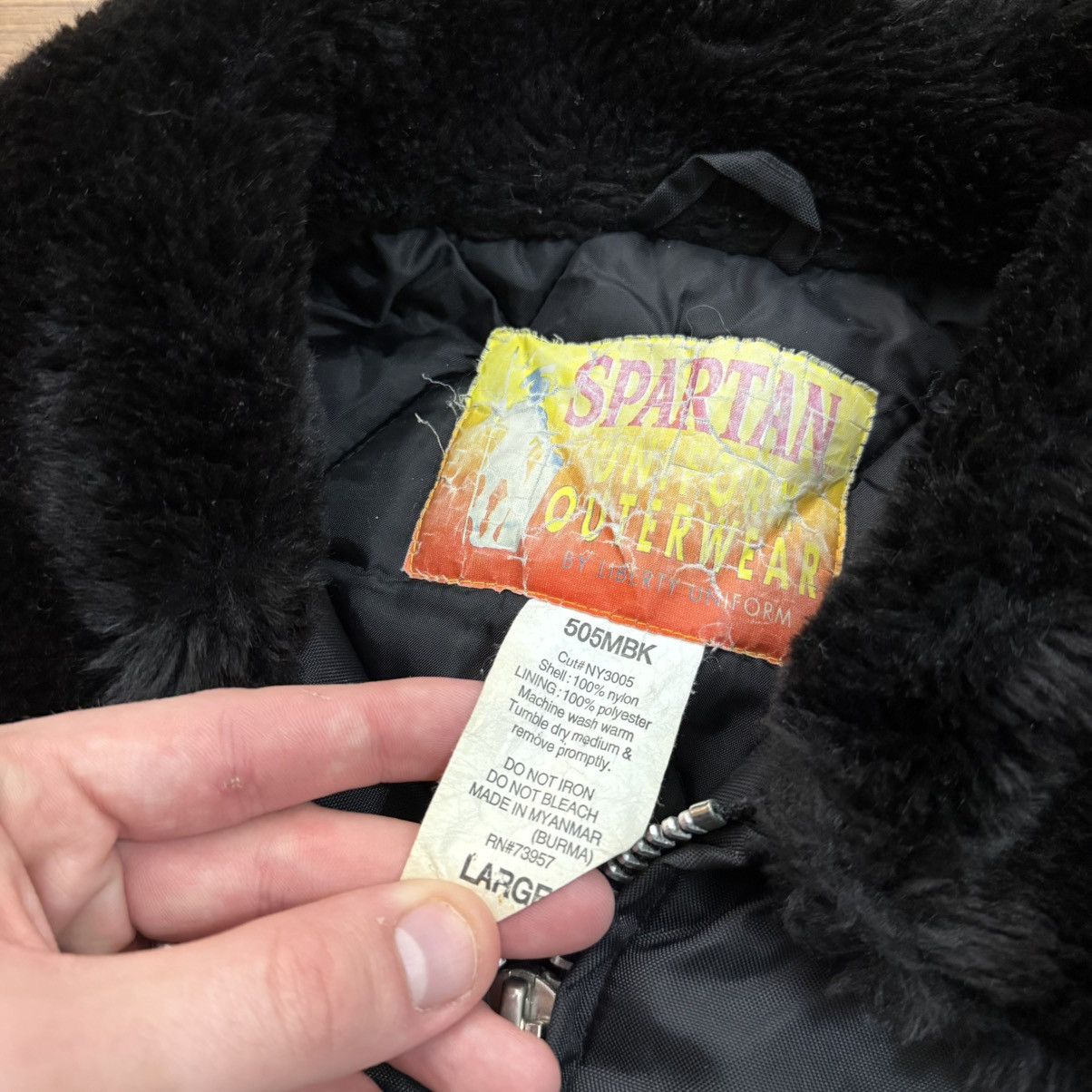 Other Vintage 80’s Spartan Fur Bomber Black Jacket Size US L / EU 52-54 / 3 - 4 Thumbnail