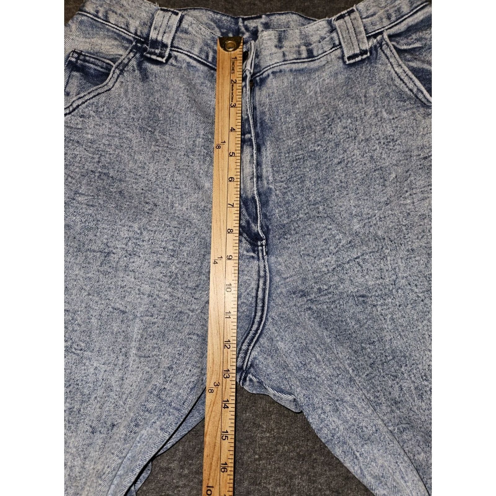 Vintage VINTAGE BonJour High Rise Mom Jeans Women's 6 Blue Stonewash Denim 80s 90s Mens Womens Size 28" / US 6 / IT 42 - 4 Thumbnail