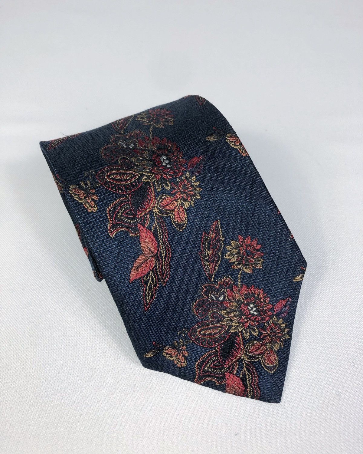 Pierre Balmain Rare Vintage Pierre Balmain Floral Silk Tie Size ONE SIZE - 1 Thumbnail