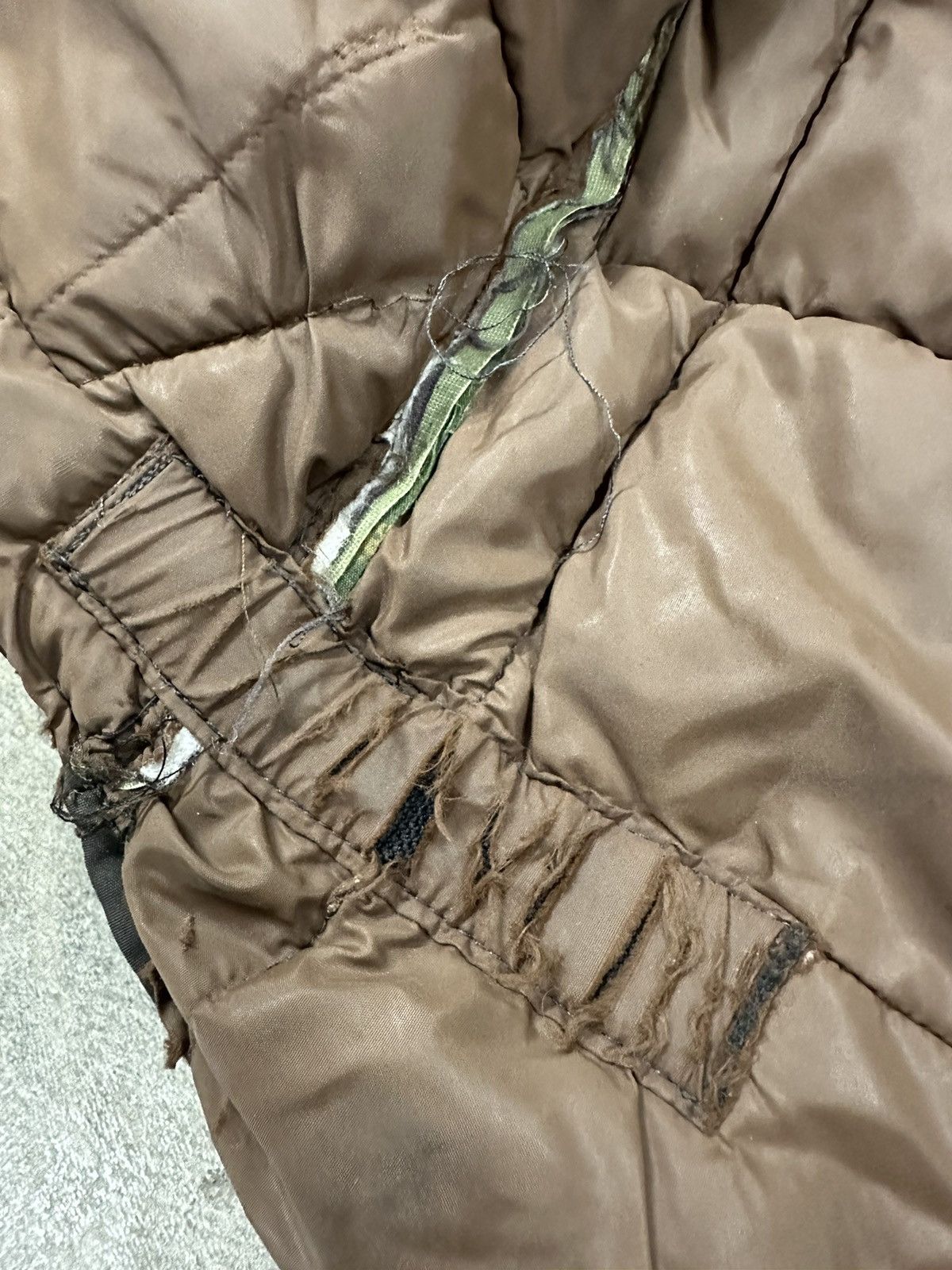 Vintage Vintage 80s Army Military Camouflage Bomber Jacket USA Size US S / EU 44-46 / 1 - 14 Thumbnail