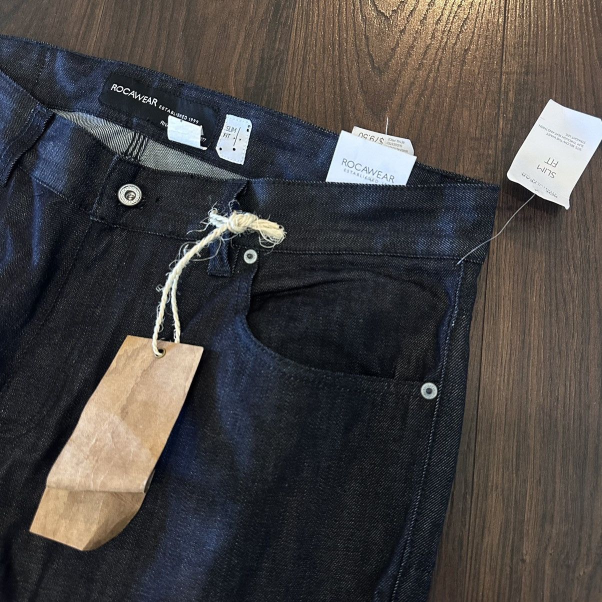 Rocawear Rocawear 38x33 black denim slim fit jeans Size US 38 / EU 54 - 2 Thumbnail