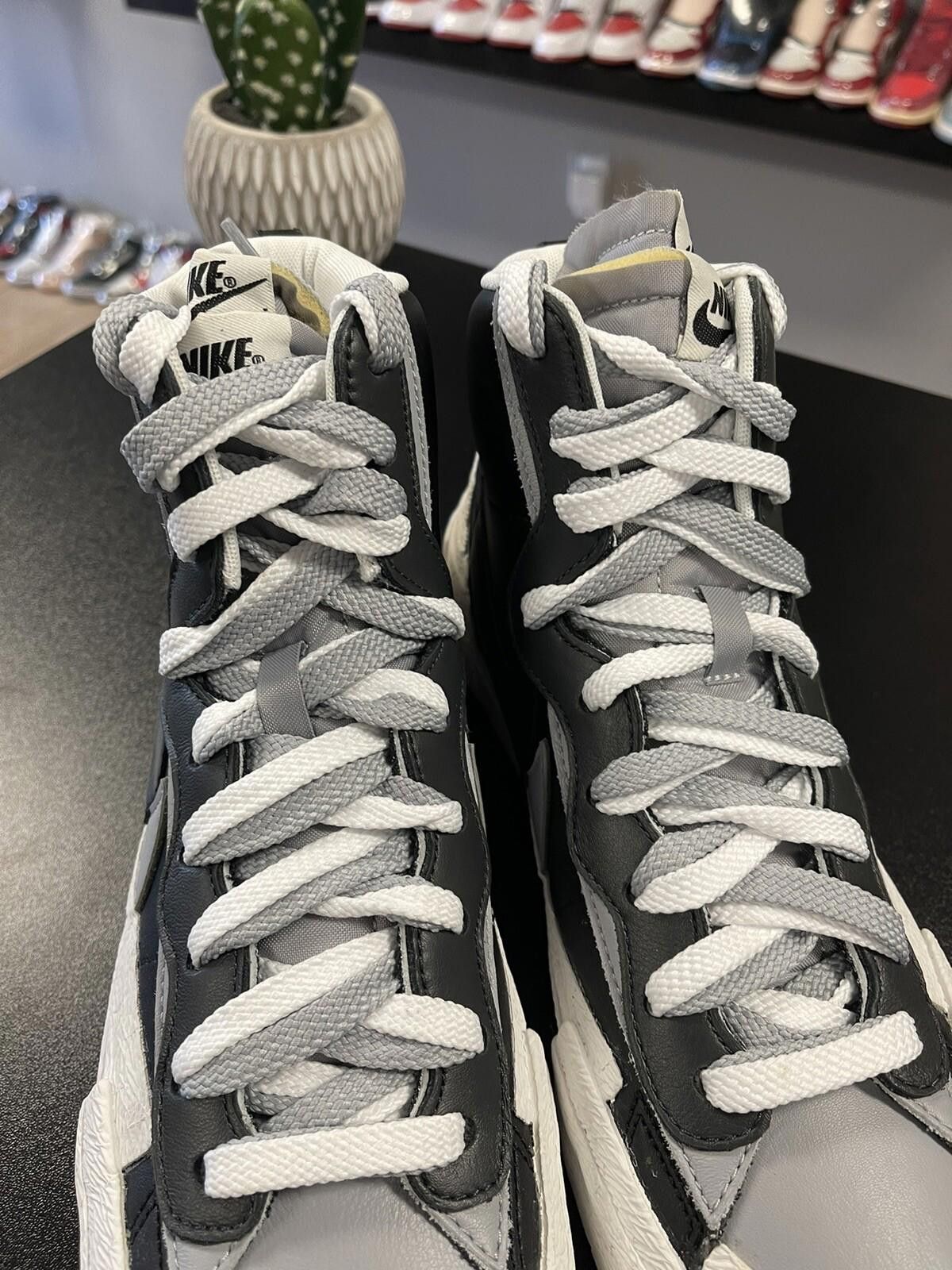 Nike Nike Blazer Mid Sacai Black Grey - BV0072-002 - Size 8.5 Size US 8.5 / EU 41-42 - 6 Thumbnail