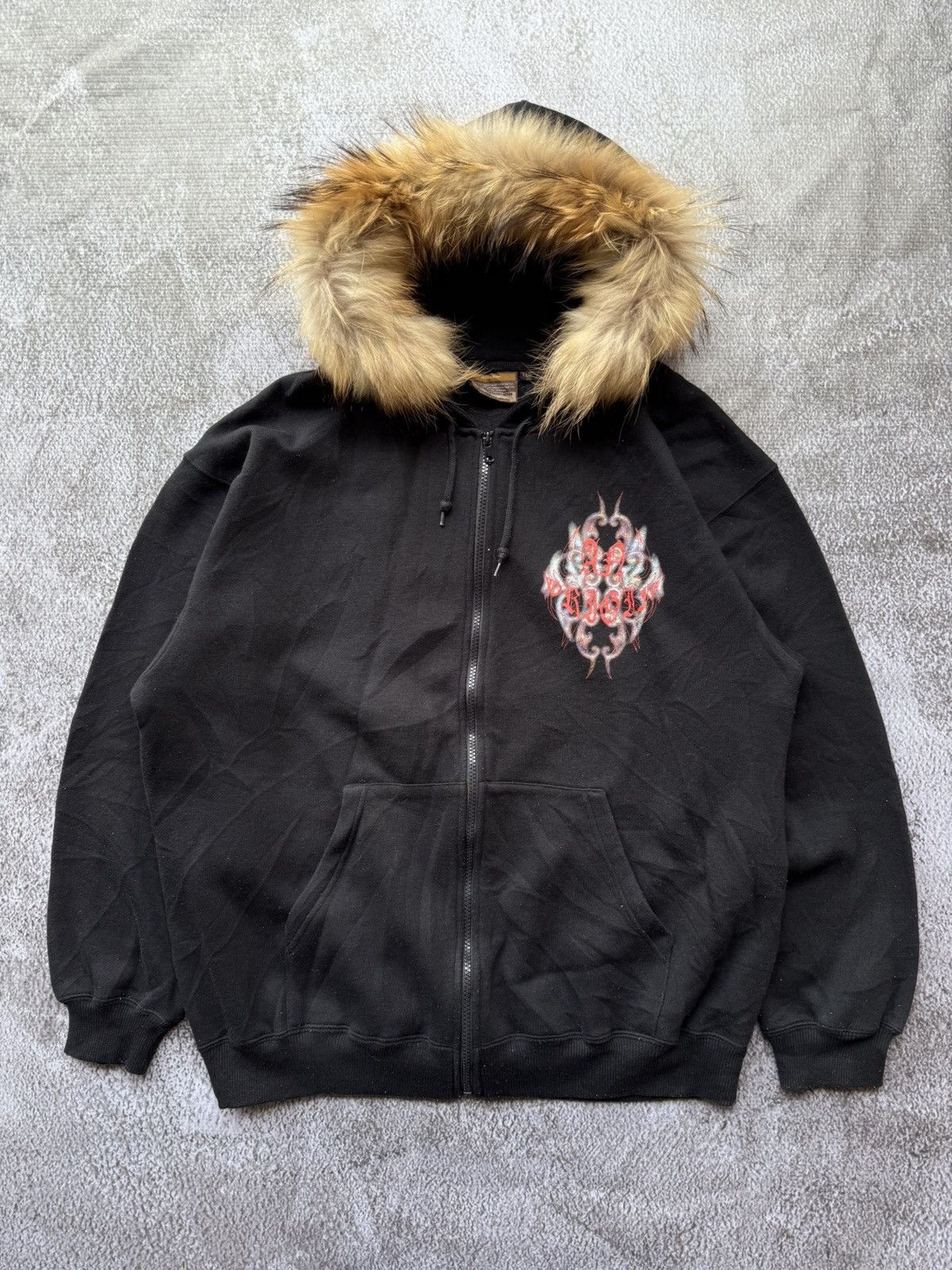 Japanese Brand Japanese fur hoodie ifsixwasnine style Size US L / EU 52-54 / 3 - 1 Thumbnail