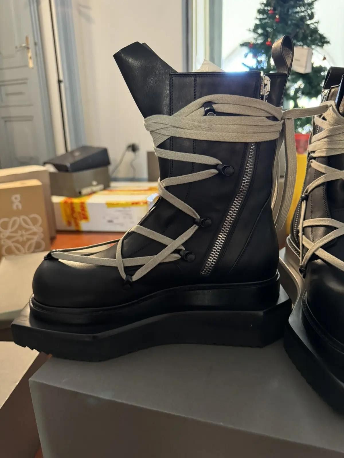 Rick Owens Rick Owens Megalace Boots Size US 8 / EU 41 - 1 Thumbnail