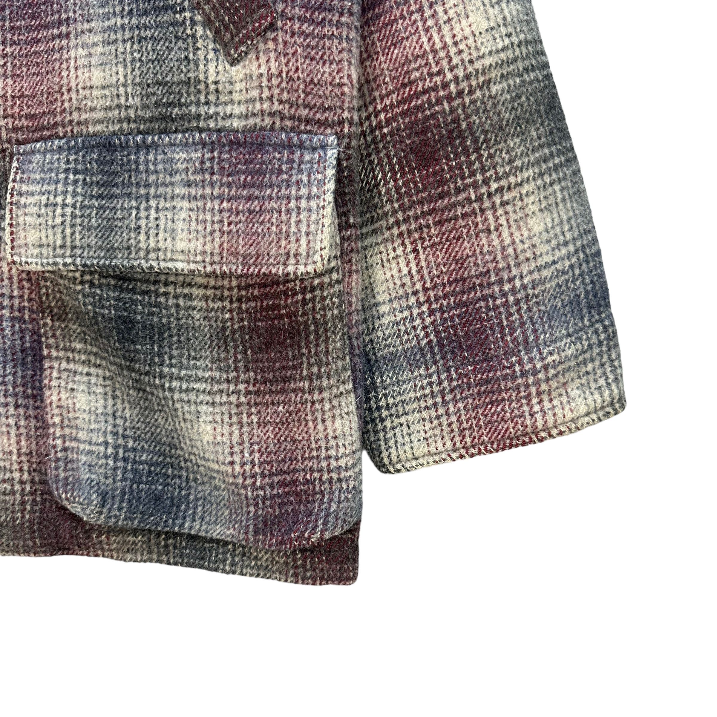 Vintage 90s MIKE BIRNIES HOMME IMAGE TARTAN FLANNEL JACKET #7877-187 Size US M / EU 48-50 / 2 - 5 Thumbnail