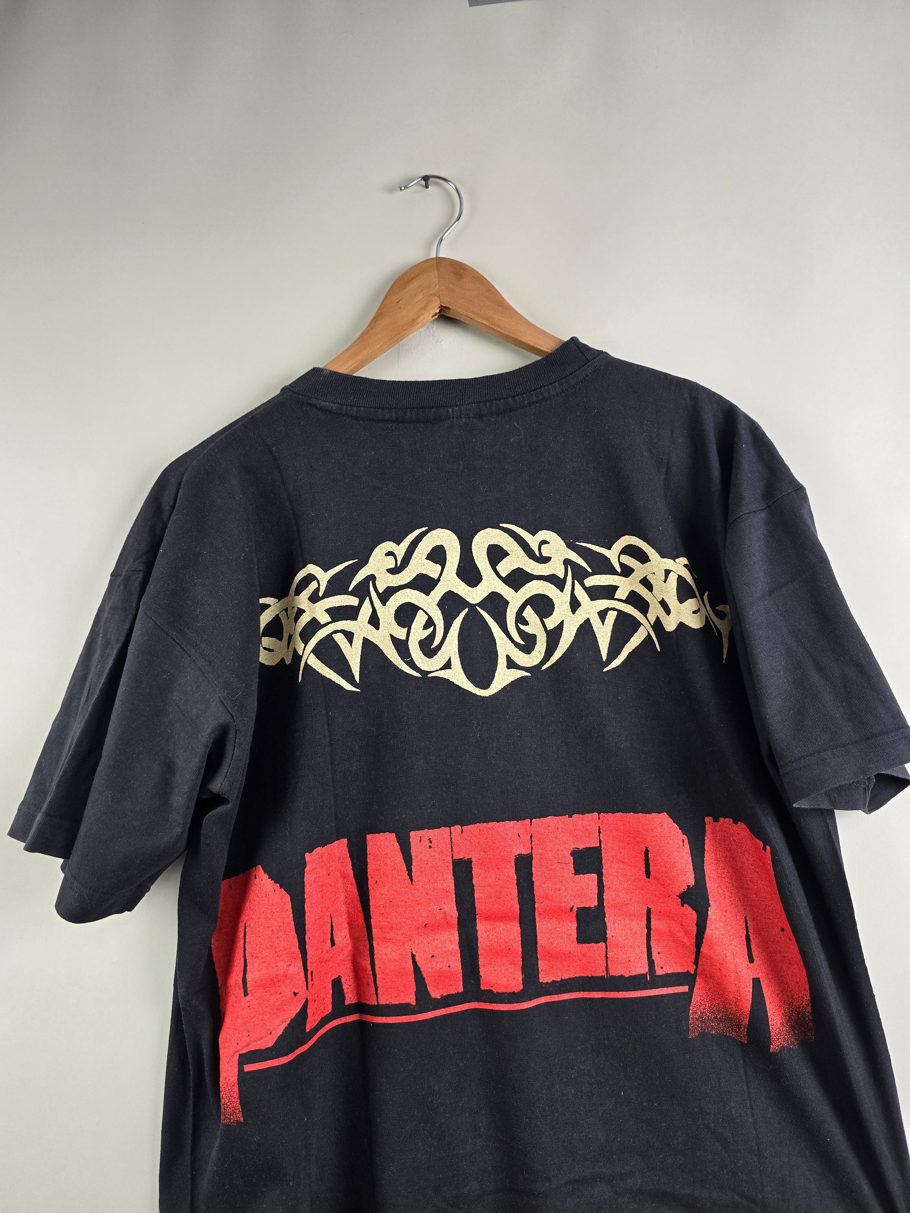 Band Tees × Vintage 90s Pantera Full Print Bootleg XL 23" 29" Size US XL / EU 56 / 4 - 6 Thumbnail