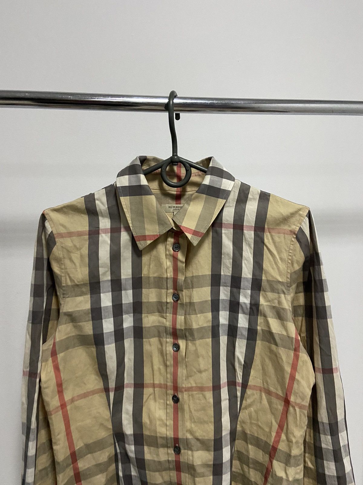 Burberry Burberry nova check buttons vintage overprint womens Size S / US 4 / IT 40 - 2 Thumbnail