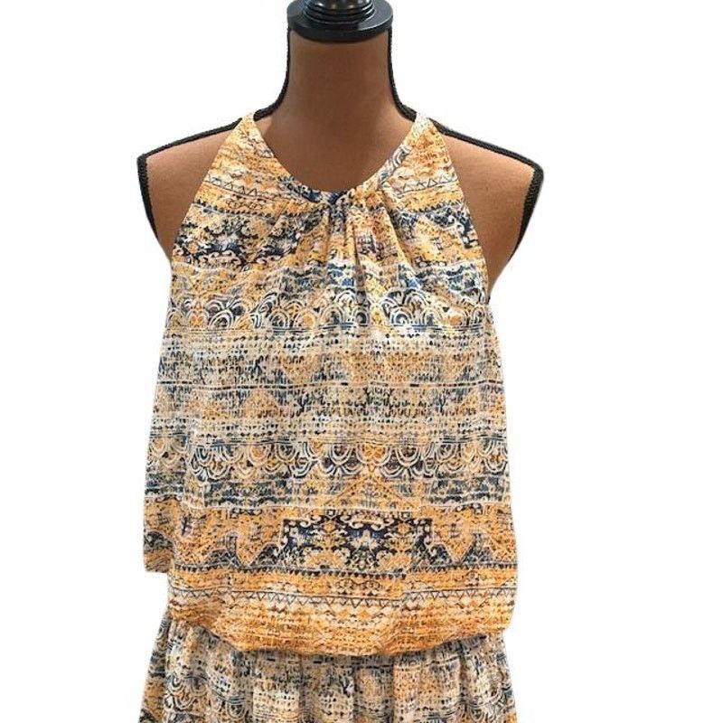 Ramy Brook 🌞 Ramy Brook Paris Printed Dress – Size Large 🌞 Size L / US 10 / IT 46 - 2 Thumbnail