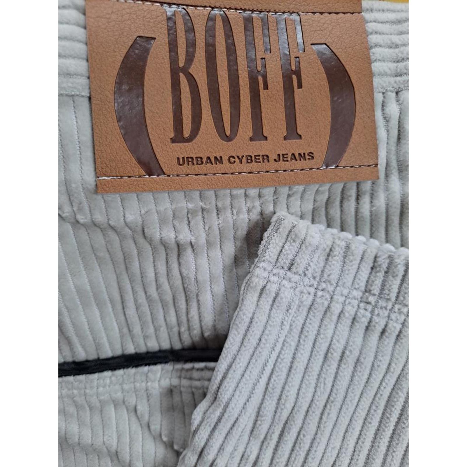 Other Boff White Corduroy‎ Pants with Black Trim Size 48 Size US 44 / EU 60 - 3 Thumbnail