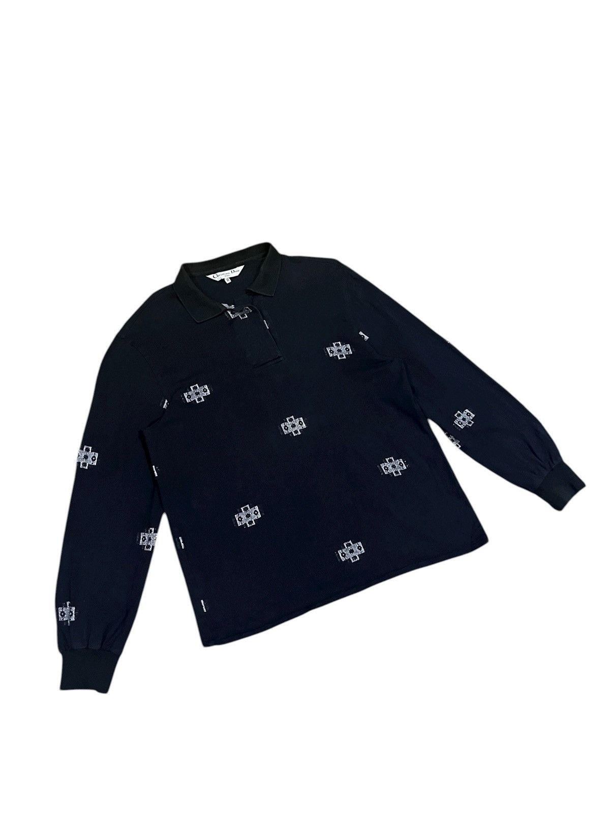 Christian Dior Monsieur Christian dior sports polo shirt longsleeve Size US M / EU 48-50 / 2 - 2 Thumbnail