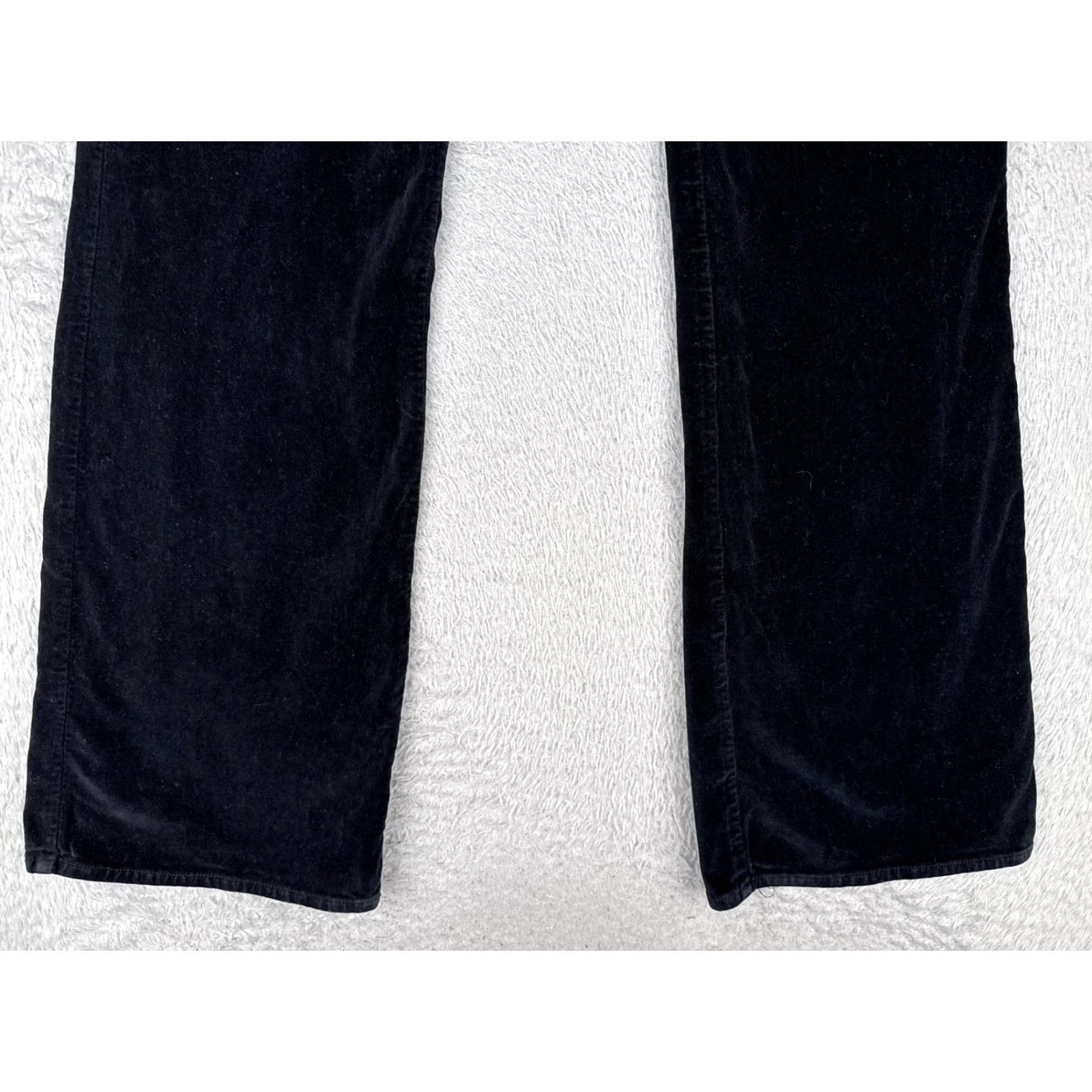 Velvet Blue Cult Jeans Womens 27 Black Velvet Weaver Straight Leg 5 Pocket Stretch Size 27" / US 4 / IT 40 - 2 Thumbnail