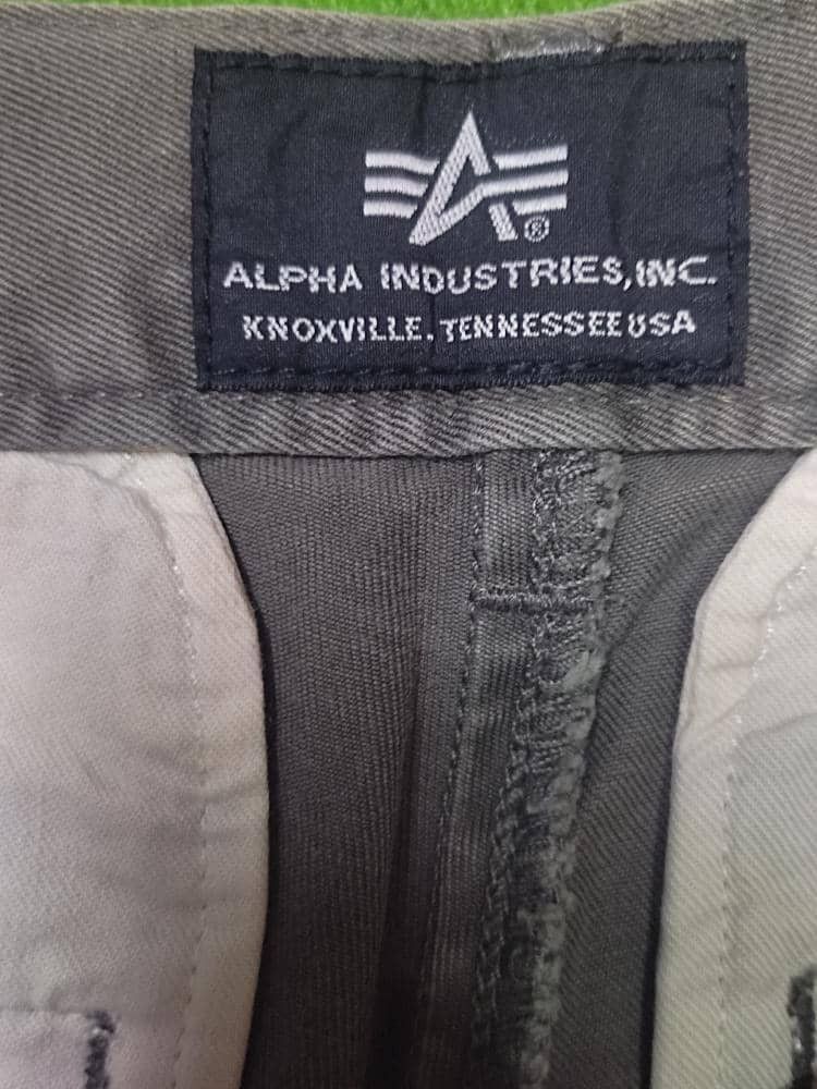 Alpha Industries × Vintage ALPHA INDUSTRIES CARGO TACTICAL PANTS VINTAGE Size US 34 / EU 50 - 3 Thumbnail