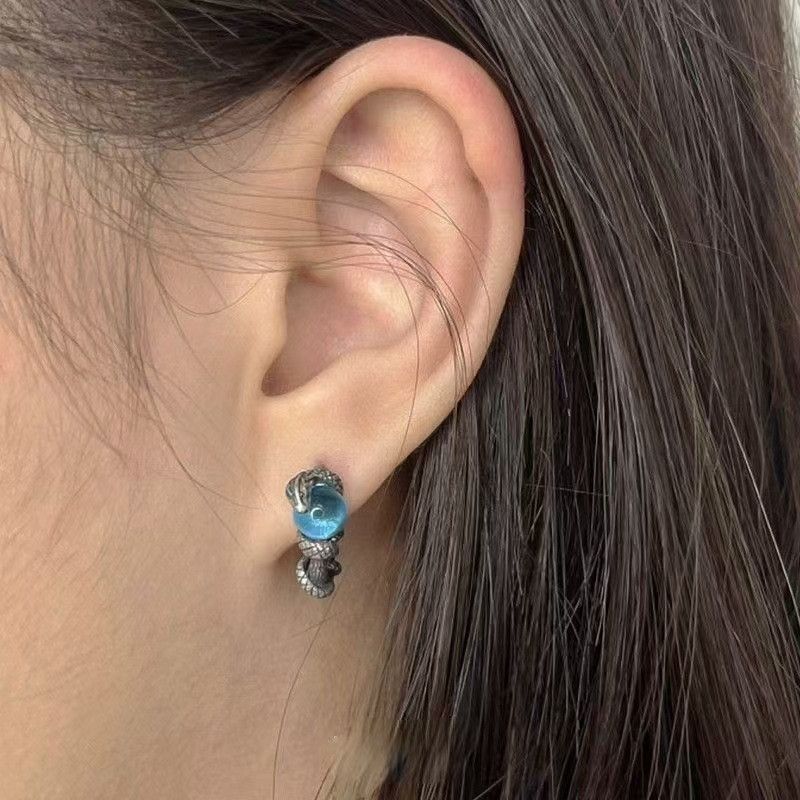 Jewelry × Sterling Silver Modern Earrings One Pairs Chrome Jewelry Size ONE SIZE - 4 Thumbnail
