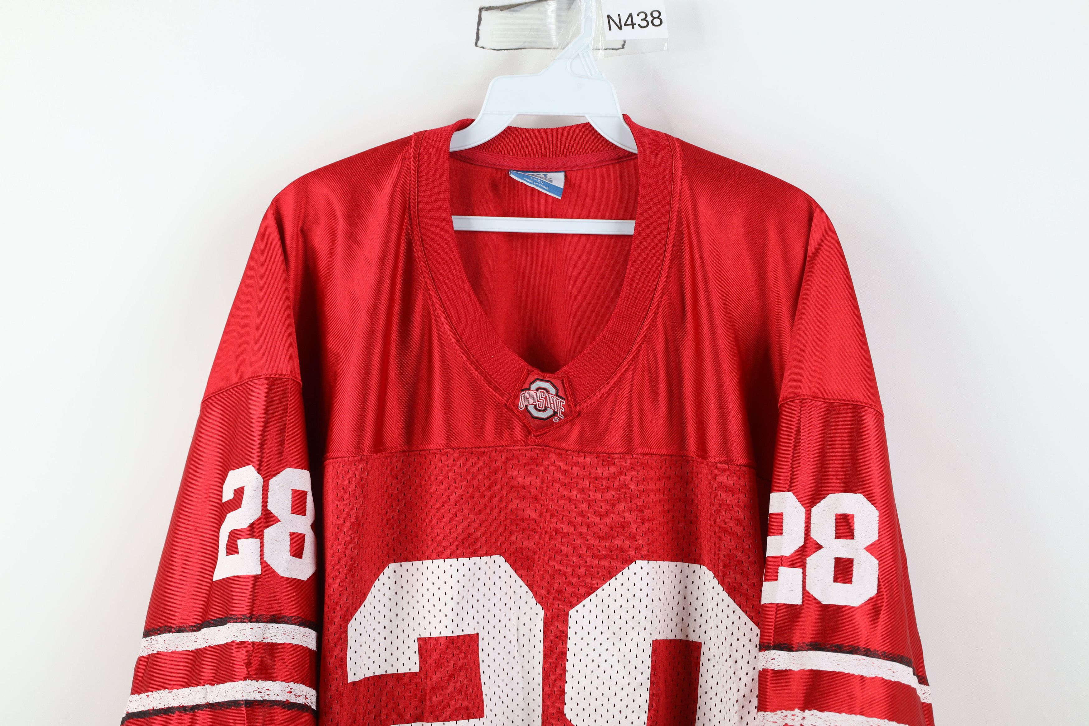 Vintage Vintage 90s Y2K Ohio State University Football Jersey #28 Size US XL / EU 56 / 4 - 2 Thumbnail