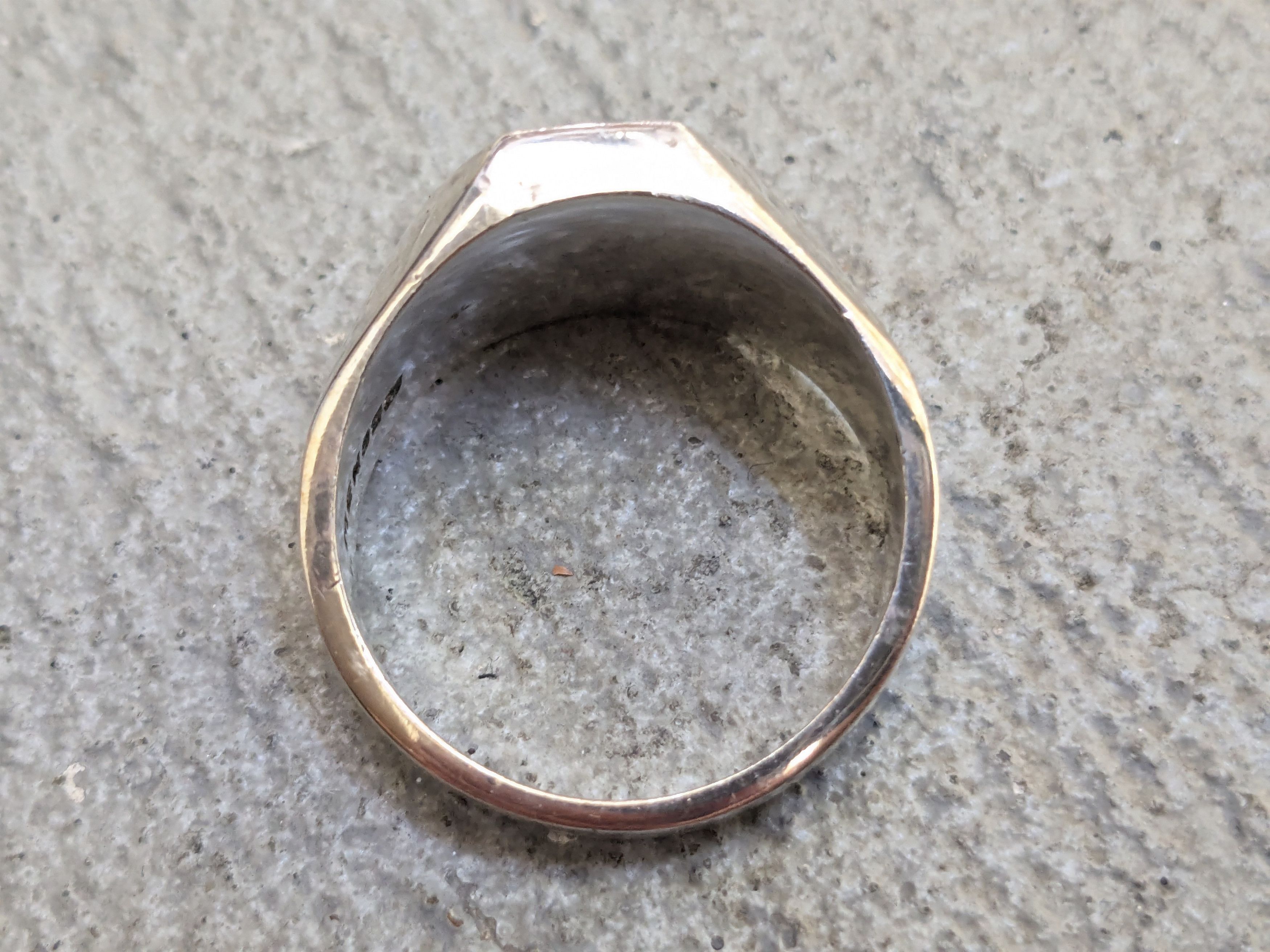 Vintage Vintage Sterling Silver Ring Blue Sodalite Oval 13.5 Mexico Size ONE SIZE - 6 Thumbnail