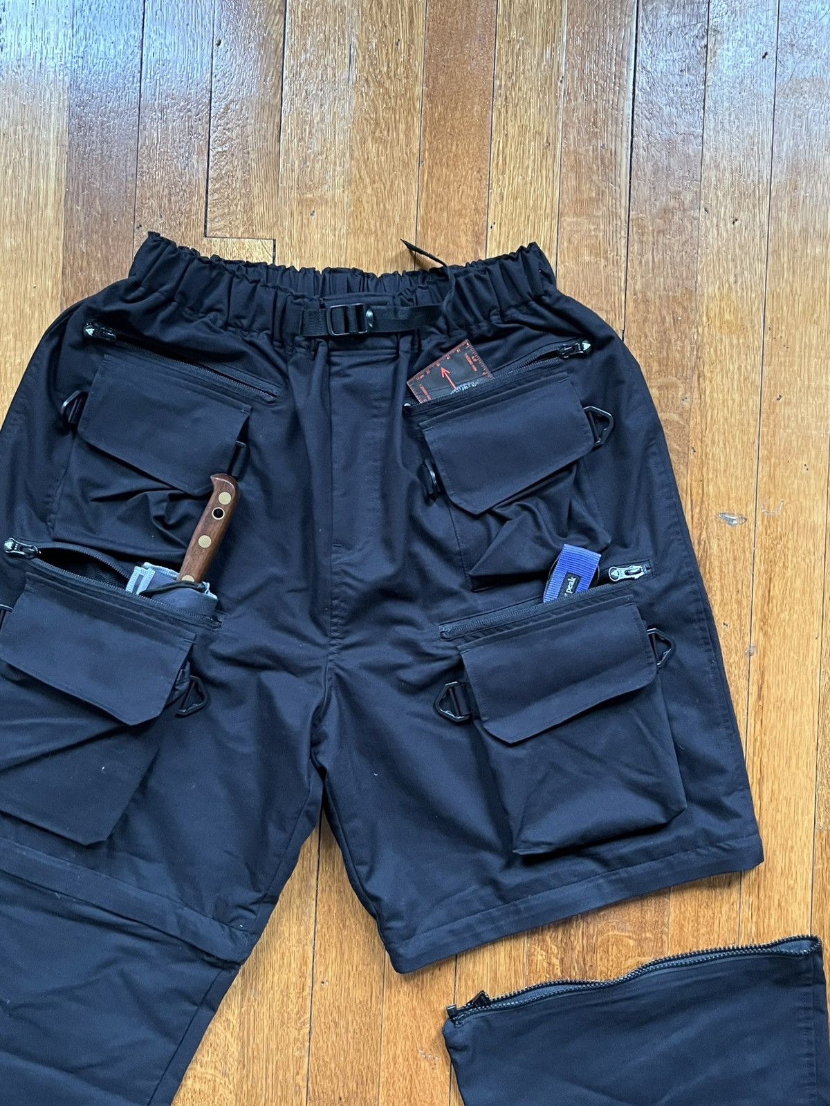 South2 West8 South2West8 black convertible cargo pants Size US 30 / EU 46 - 3 Thumbnail