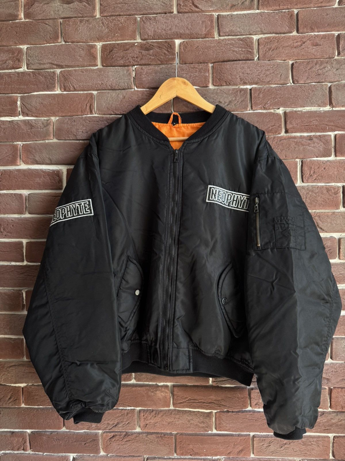 Thunderdome Rare 00s DJ Neophyte Bomber Jacket Gabber Hardcore L Black Size US L / EU 52-54 / 3 - 2 Thumbnail
