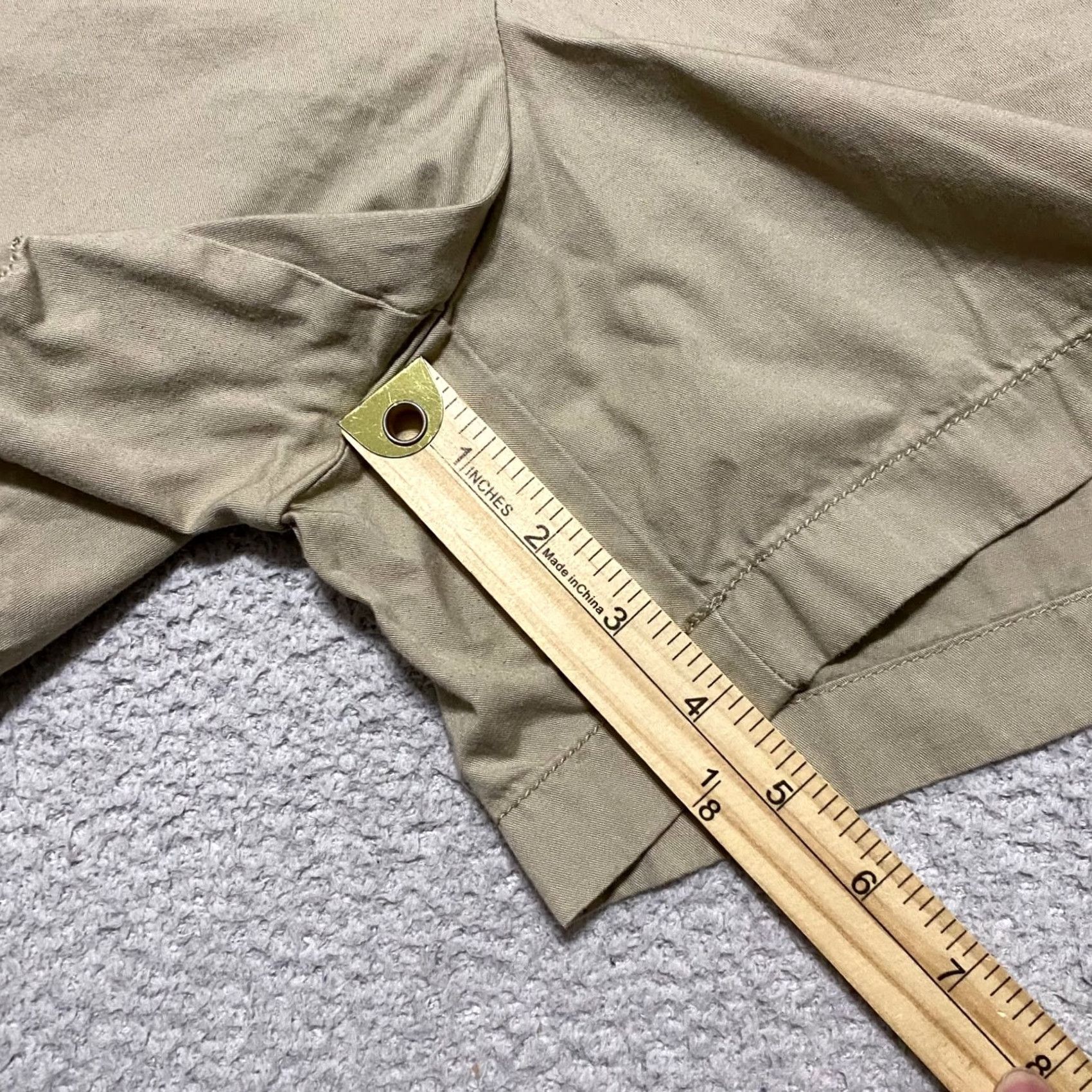 J.Crew J.CREW Shorts Beige 100% Cotton Mid Rise 14 Short Pockets Inseam 4" Casual Women / Beige / J.CREW / 14 / Regular / Solid / Vintage: No Size 36" / US 14 / IT 50 - 4 Thumbnail