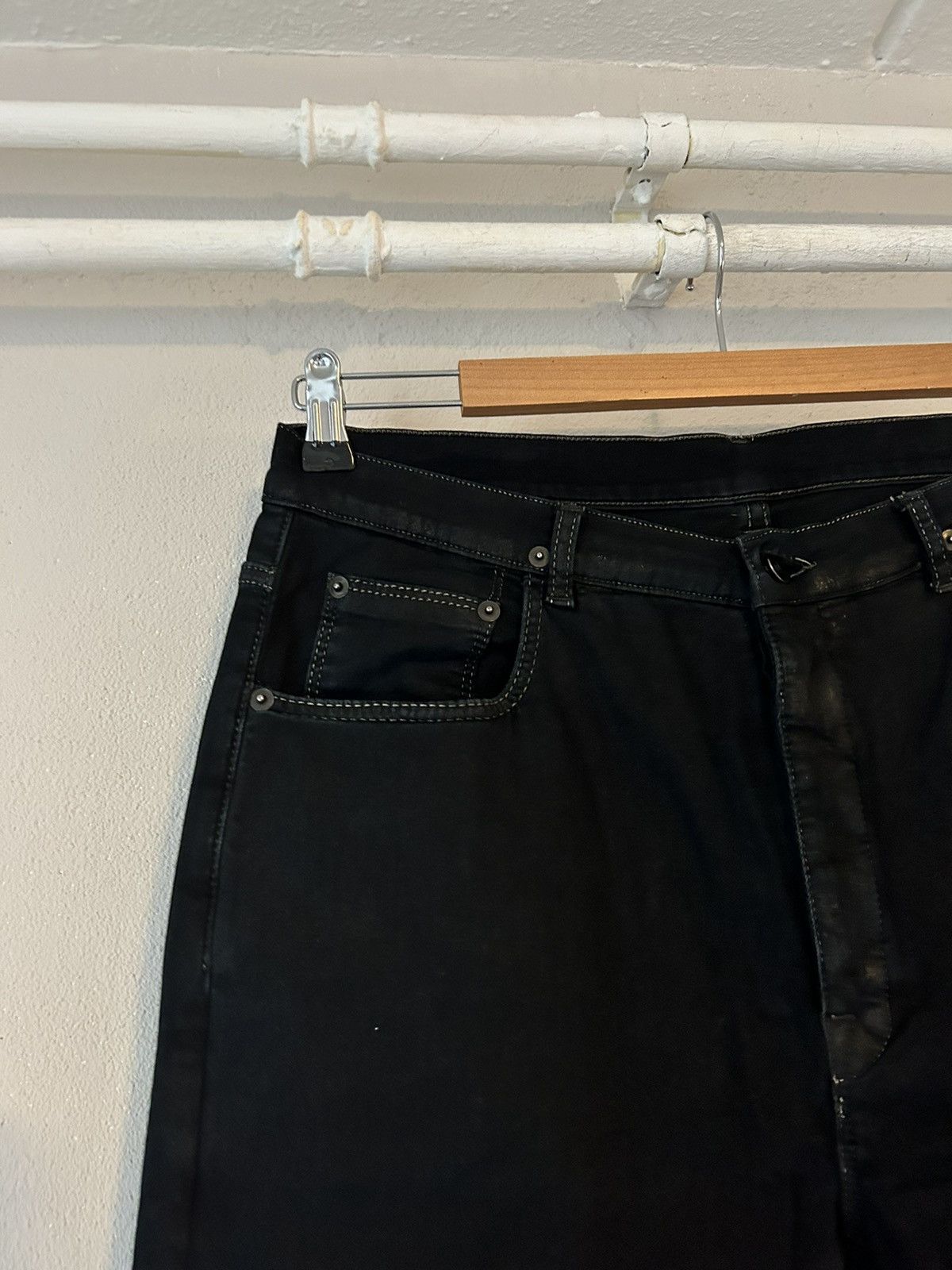 Rick Owens Drkshdw Torrence Cut Cropped Jeans Size US 32 / EU 48 - 2 Thumbnail