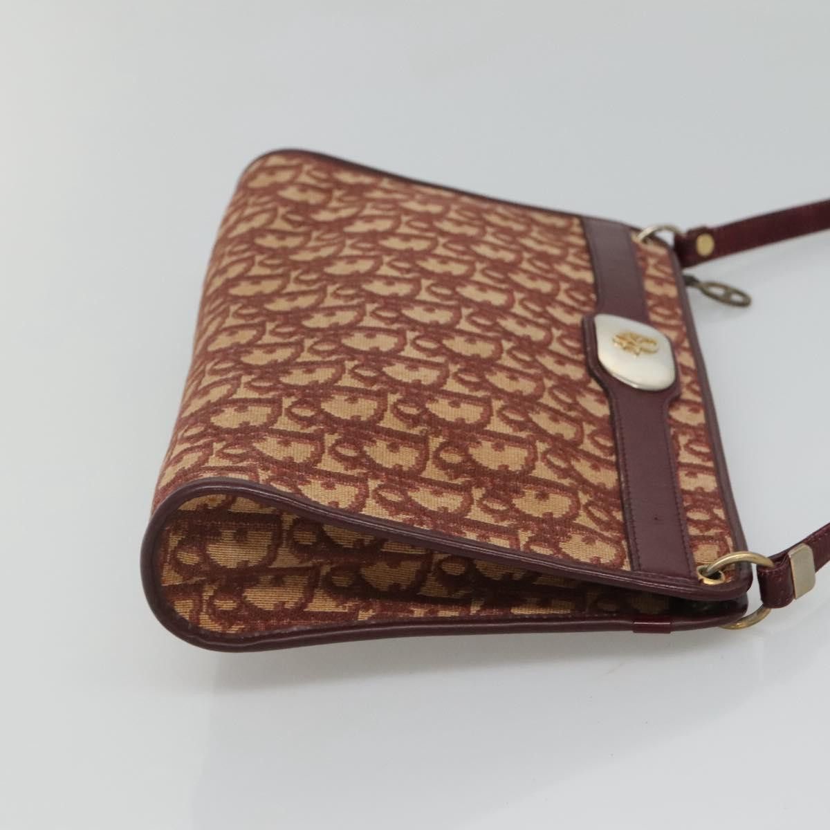 Dior DIOR Trotter Canvas Shoulder Bag Red Size ONE SIZE - 5 Thumbnail