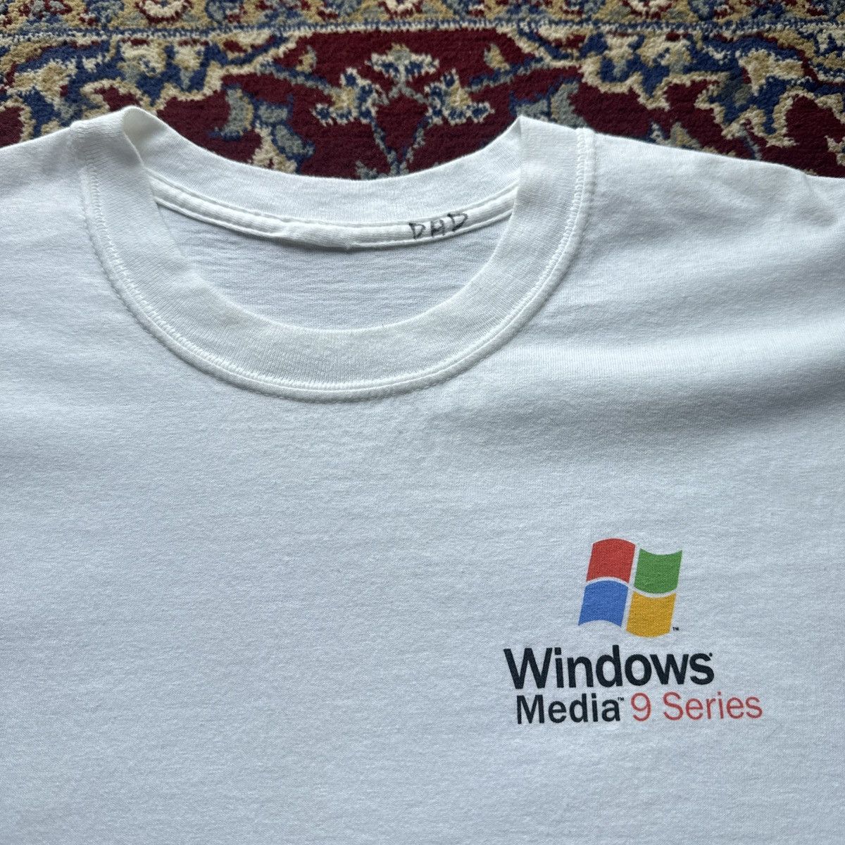 Microsoft Vintage 2000s Microsoft Windows Media 9 Series Promo tee y2k Size US L / EU 52-54 / 3 - 3 Thumbnail