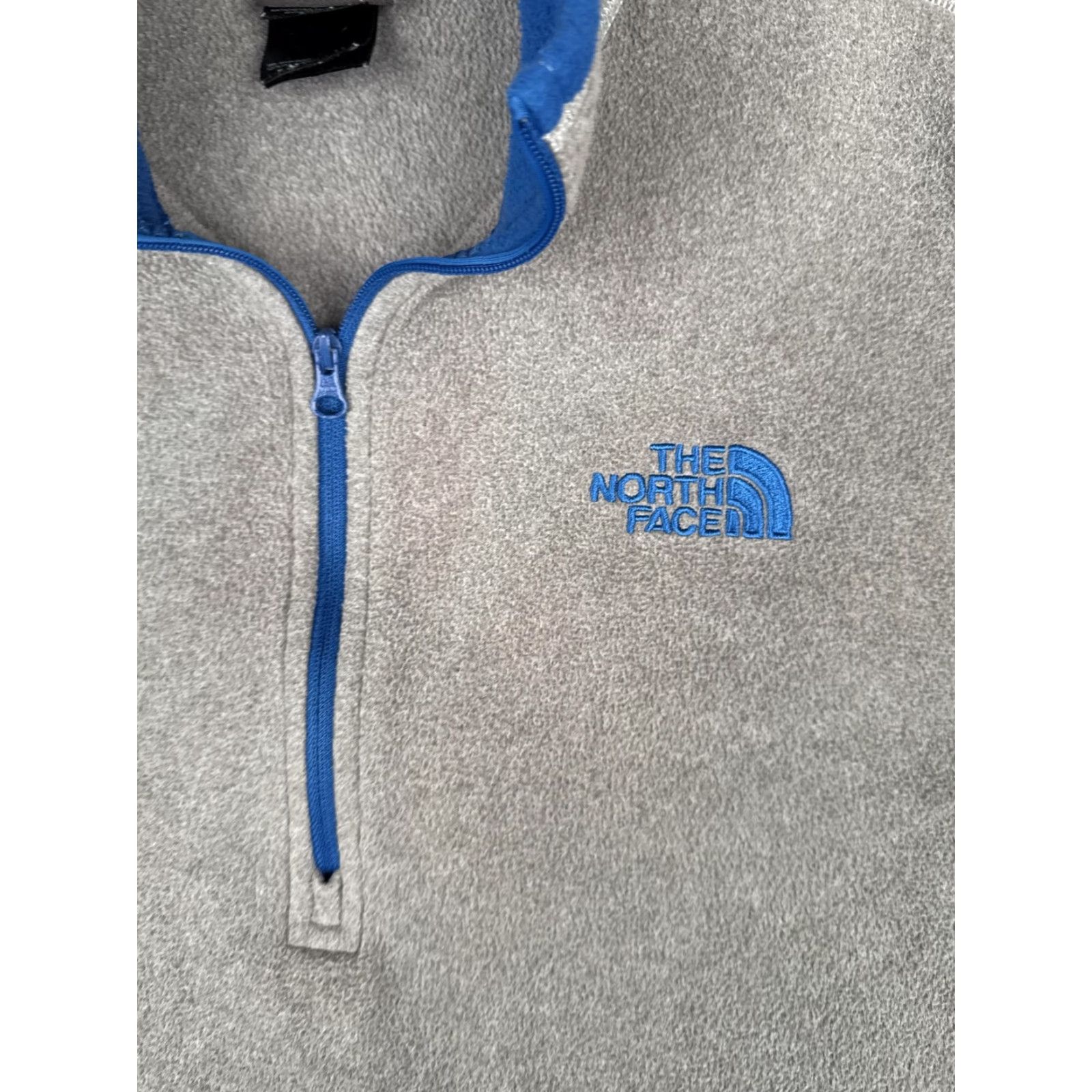 The North Face The North Face Pullover Mens M Gray Fleece Quarter Zip Hiking Outdoor Shirt Size US M / EU 48-50 / 2 - 7 Thumbnail