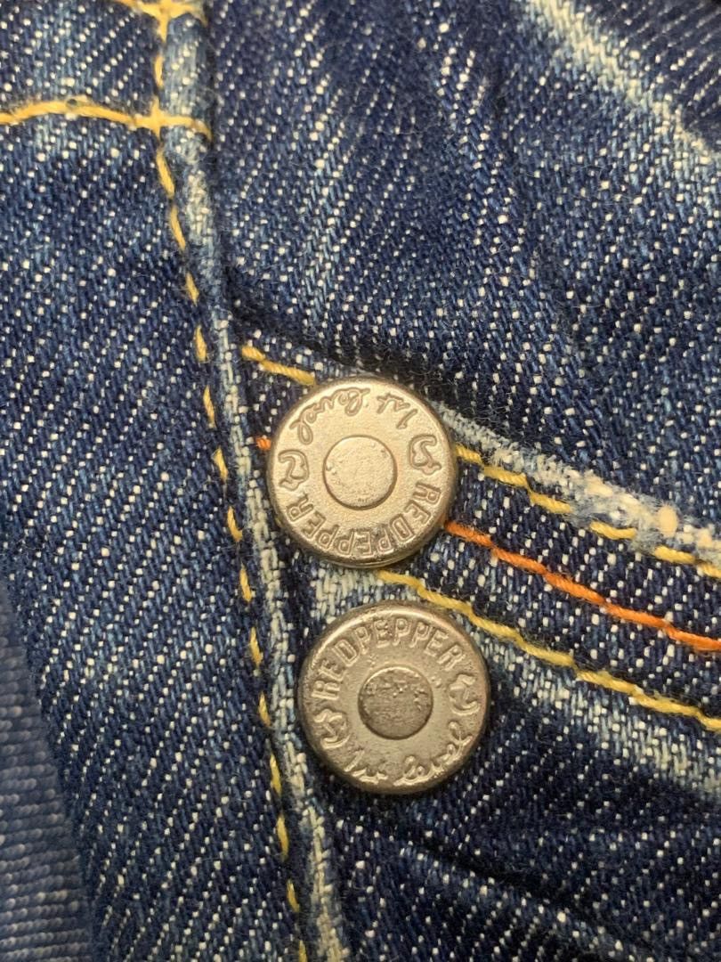 Red Pepper Distressed Denim