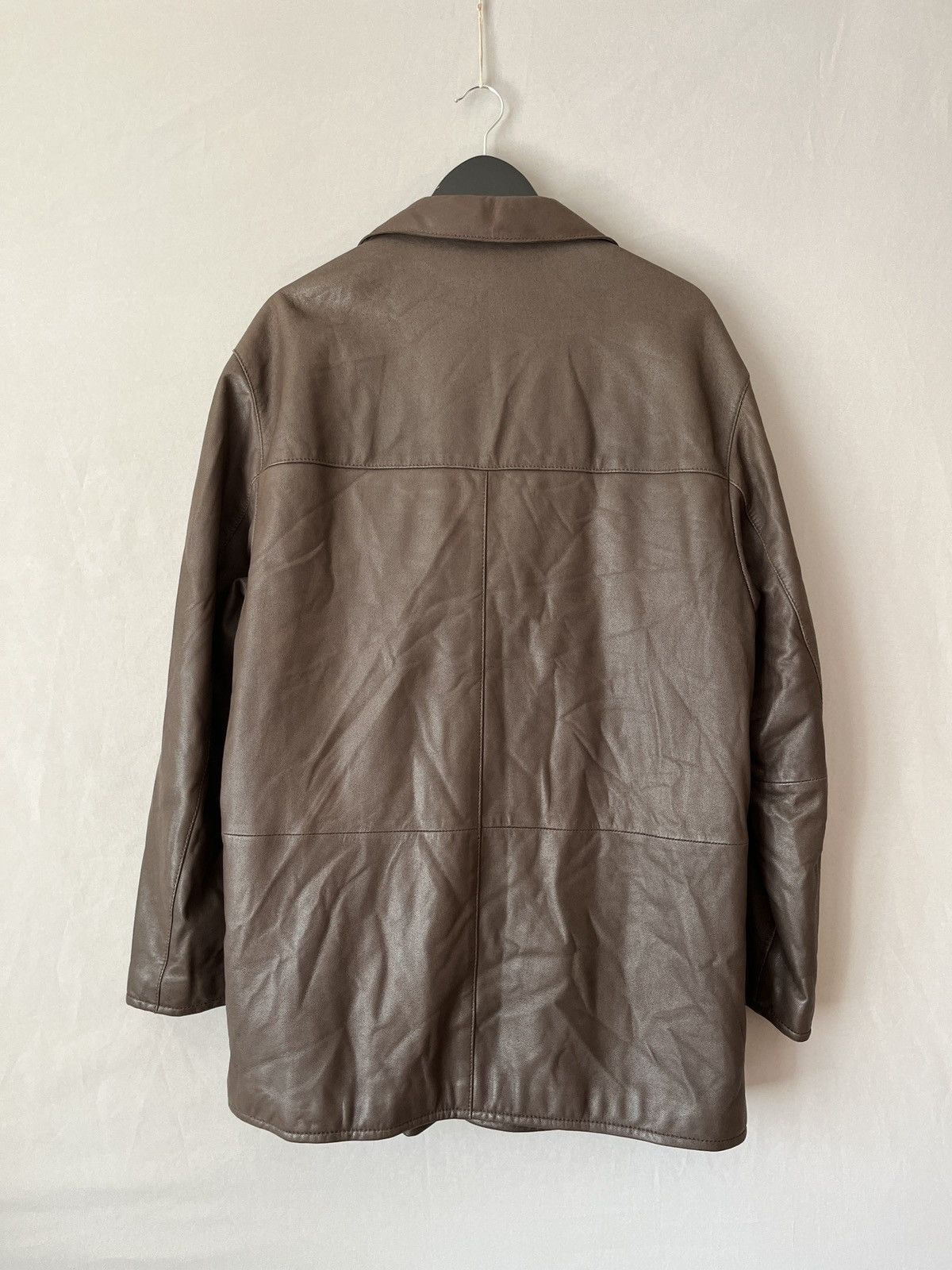 Italic Moriano Italian Luxury Soft Leather Cashmere Lined Coat Size US M / EU 48-50 / 2 - 16 Thumbnail