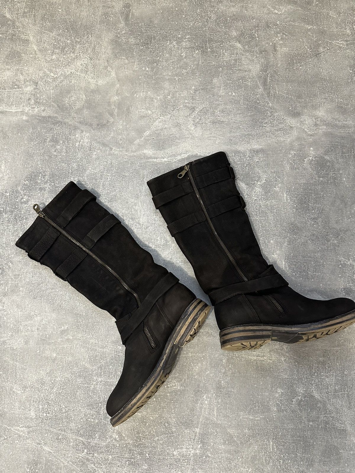 Vintage Vintage high boxer boots moto biker shoes core Size US 8 / IT 38 - 4 Thumbnail