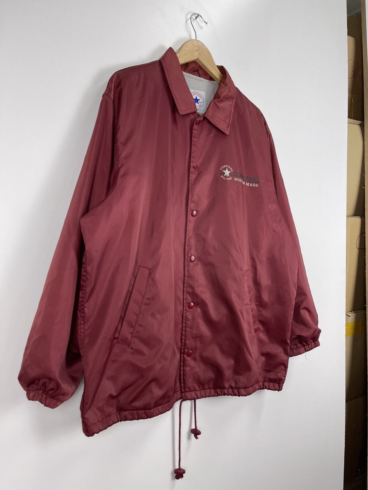 Converse × Vintage Vintage 90s Converse All Star Button Jacket Size US L / EU 52-54 / 3 - 5 Thumbnail